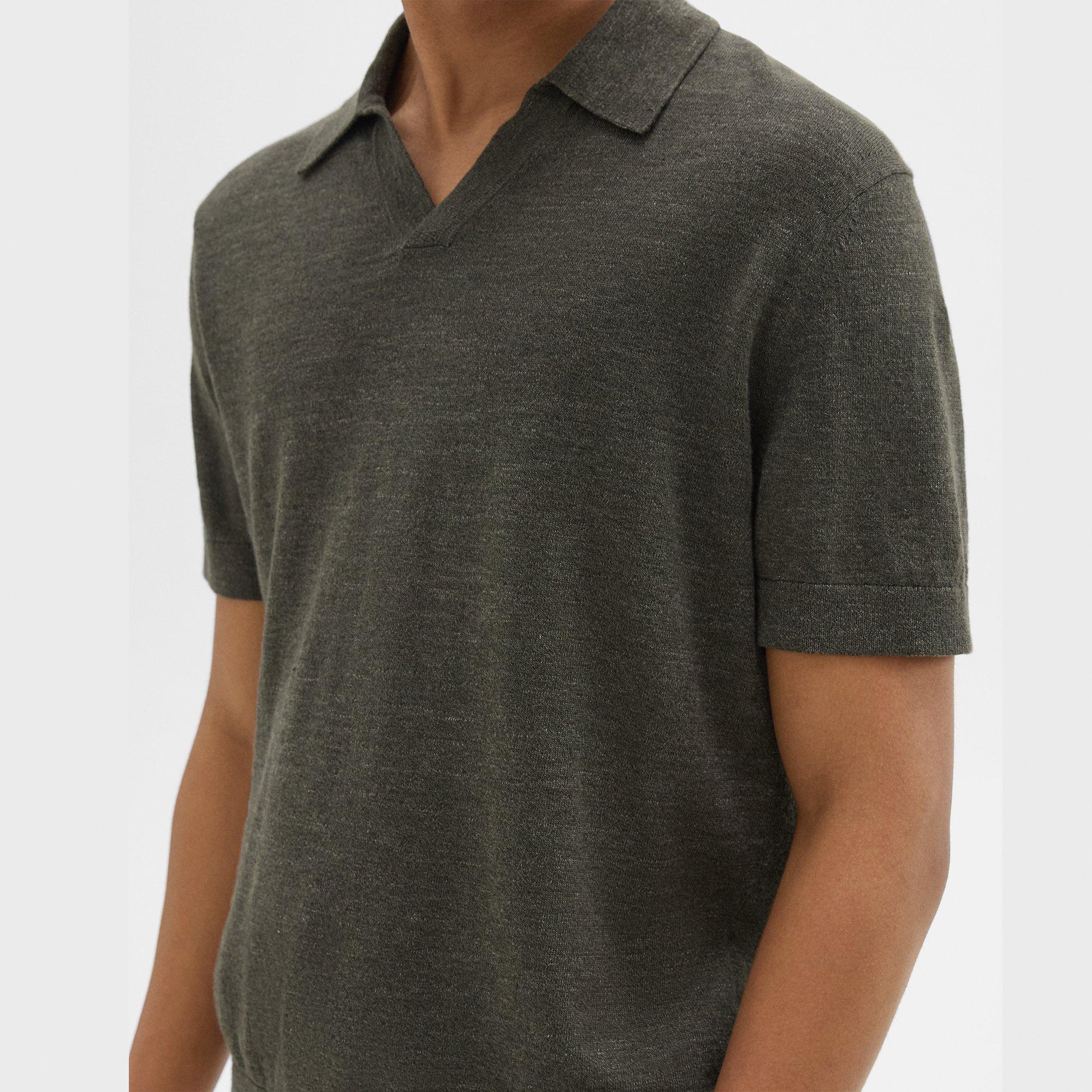 Brenan Polo Shirt in Cotton-Linen