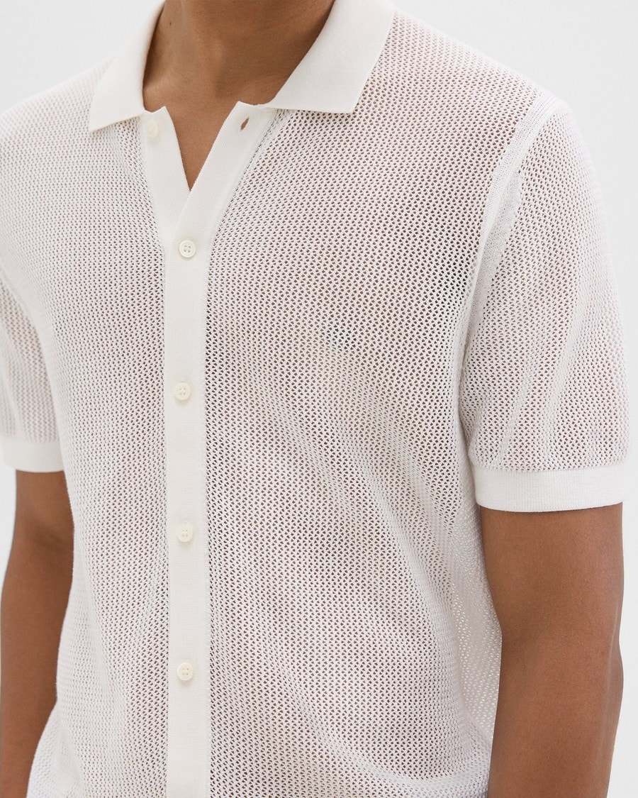 Cotton Cairn Short-Sleeve Shirt | Theory