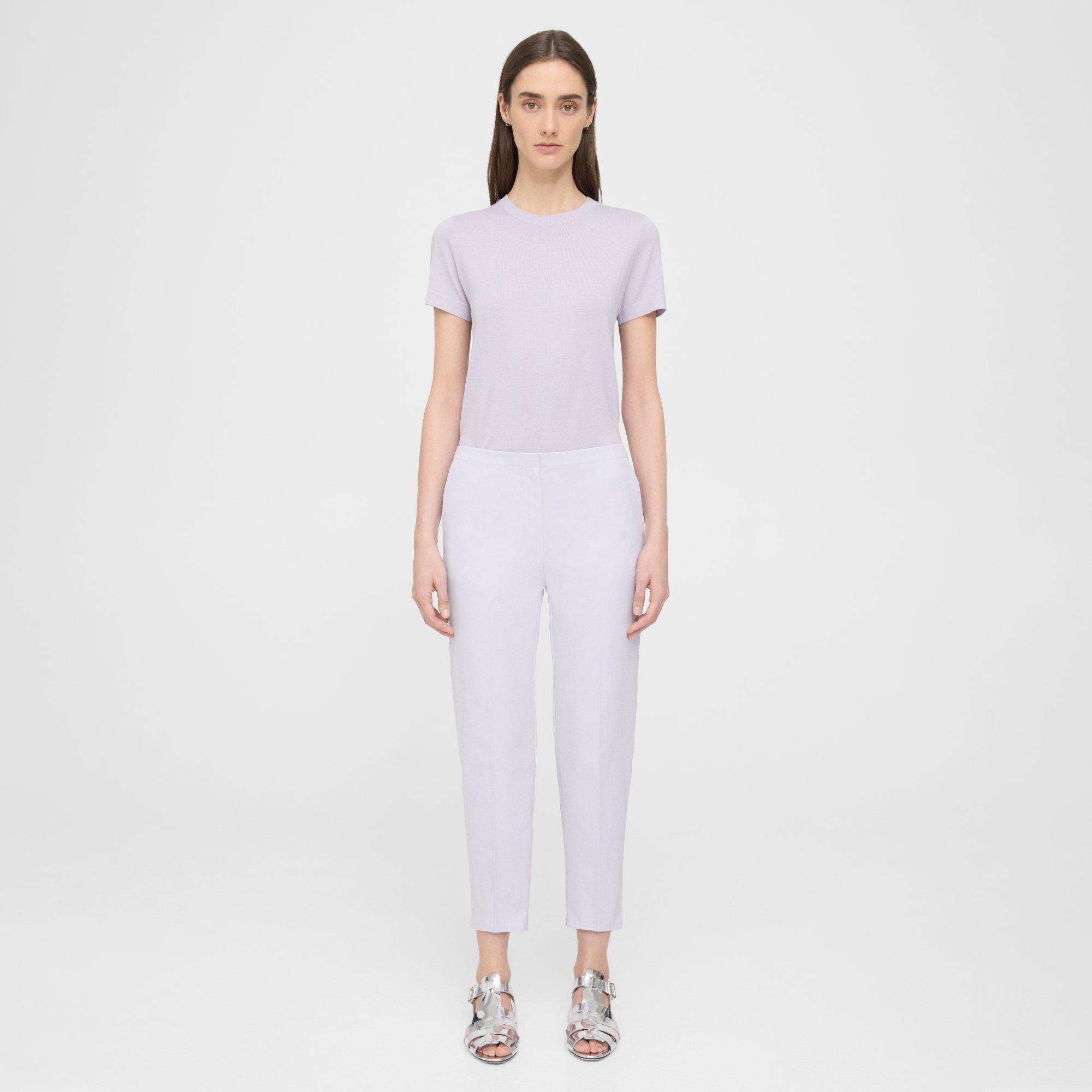 Theory Pegged Pant in Cotton