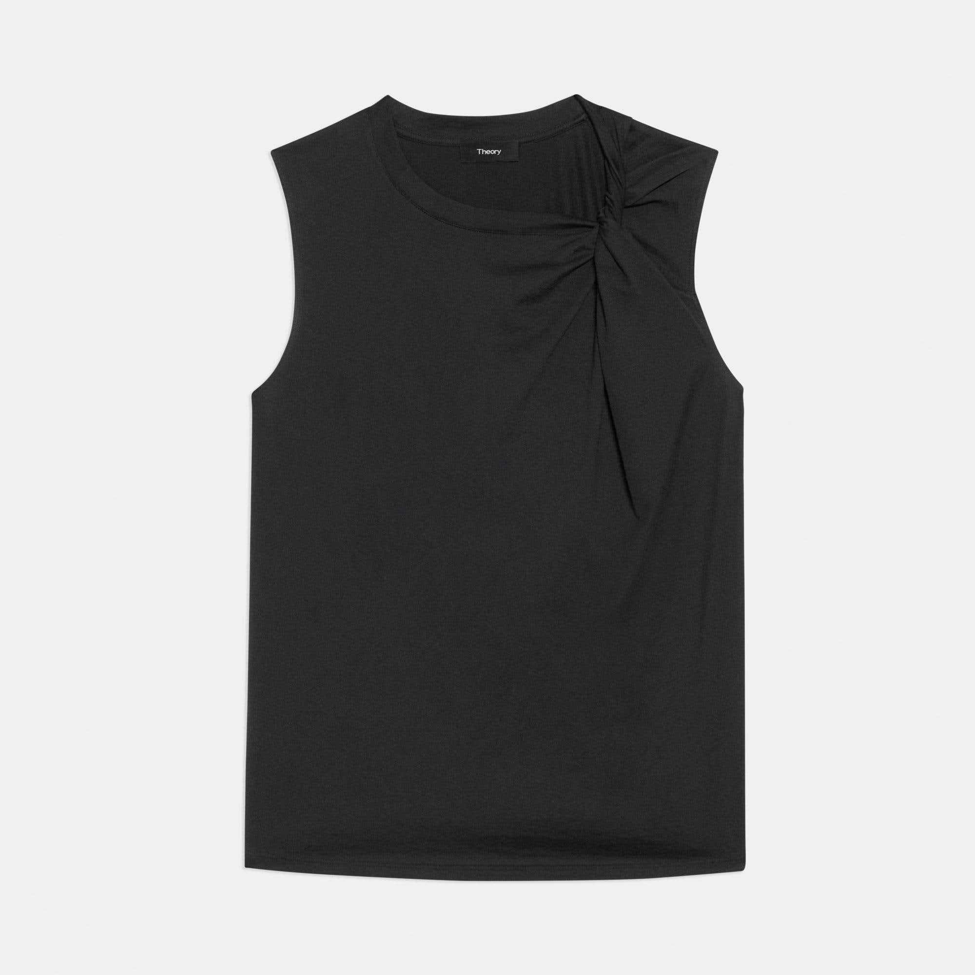 Organic Cotton Twisted Tank Top | Theory