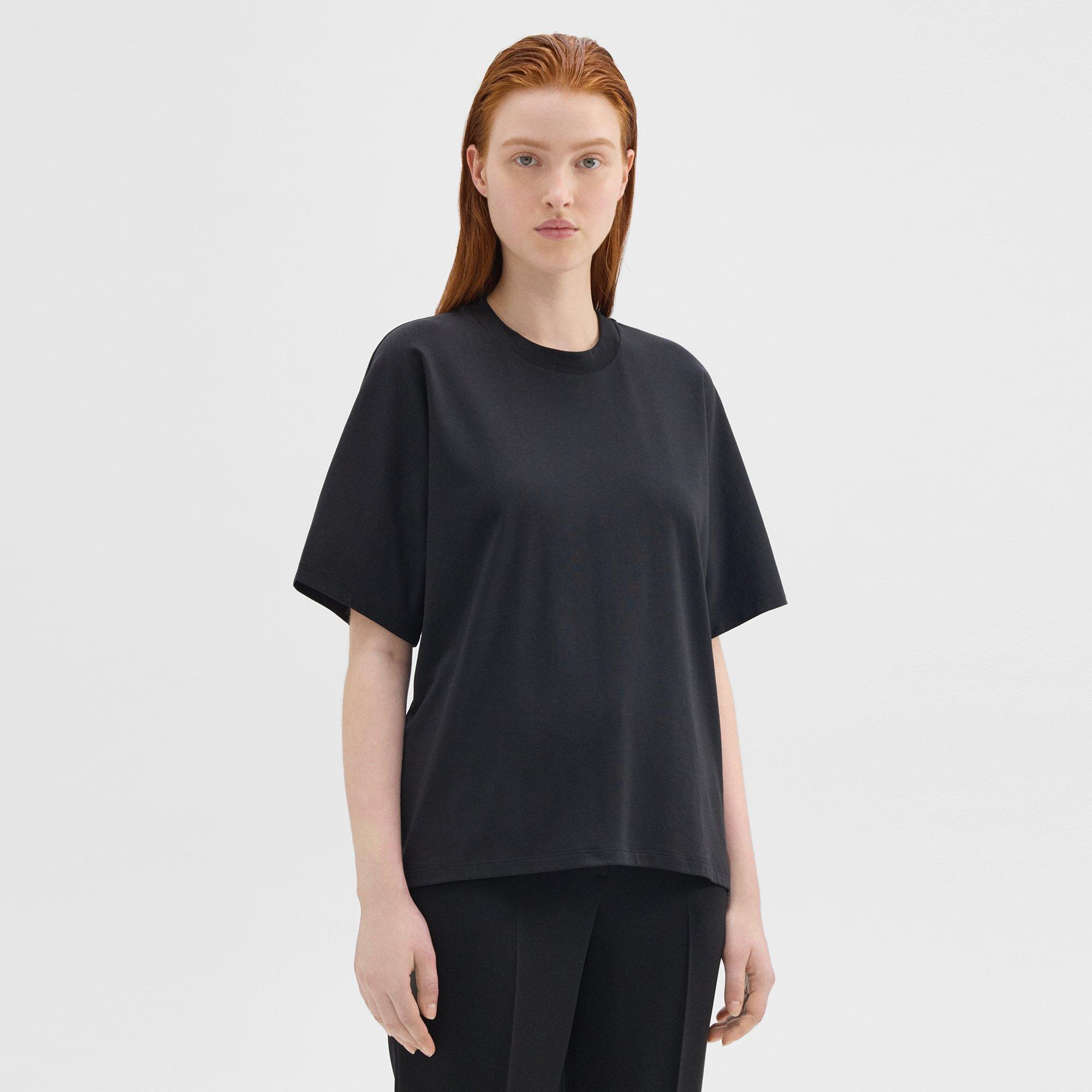 Dolman Sleeve Tee in Cotton Jersey