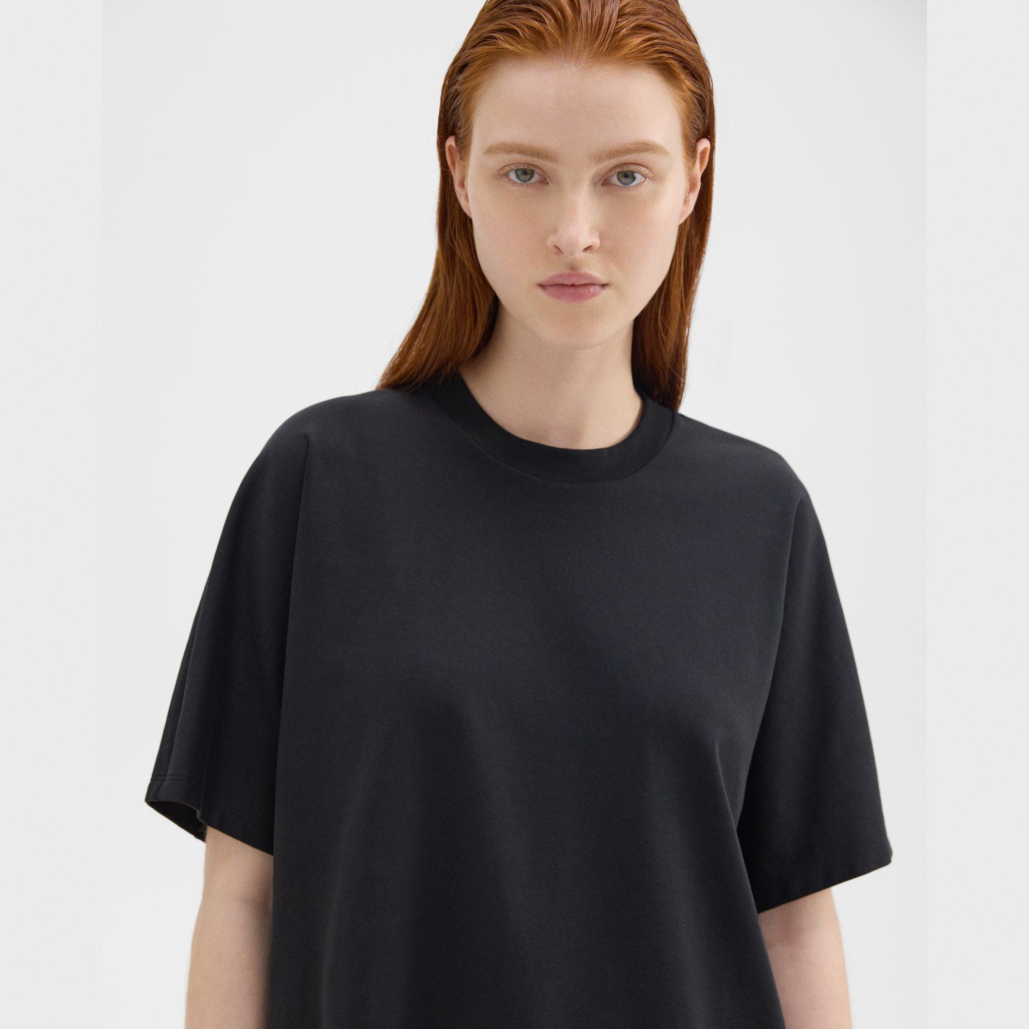 Dolman Sleeve Tee in Cotton Jersey