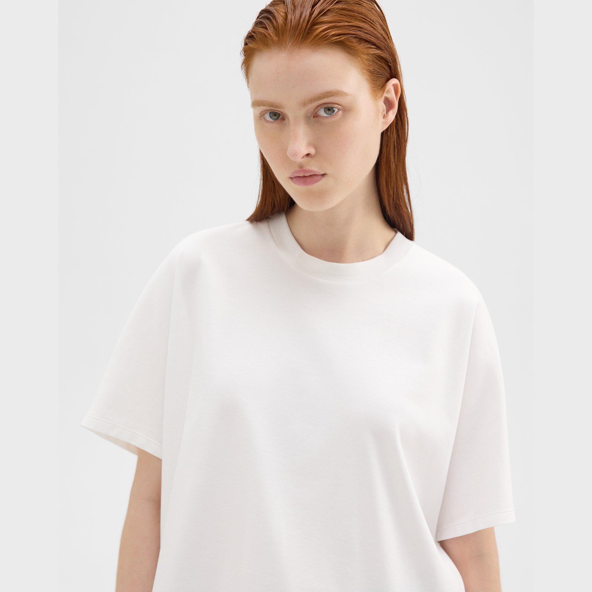 Dolman Sleeve Tee in Cotton Jersey