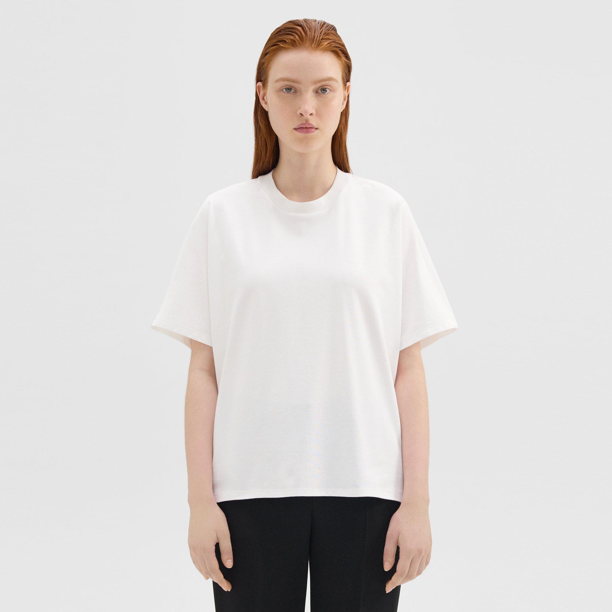 Cotton Jersey Dolman Sleeve Tee | Theory