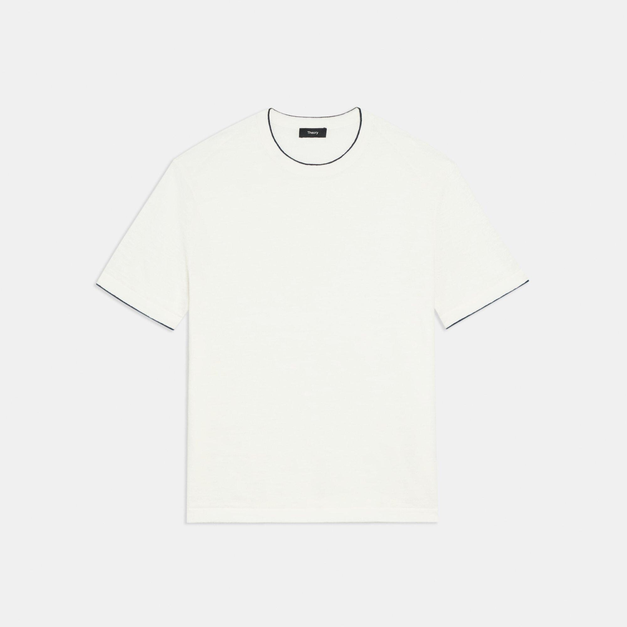 Kolben Short-Sleeve Tee in Cotton-Linen