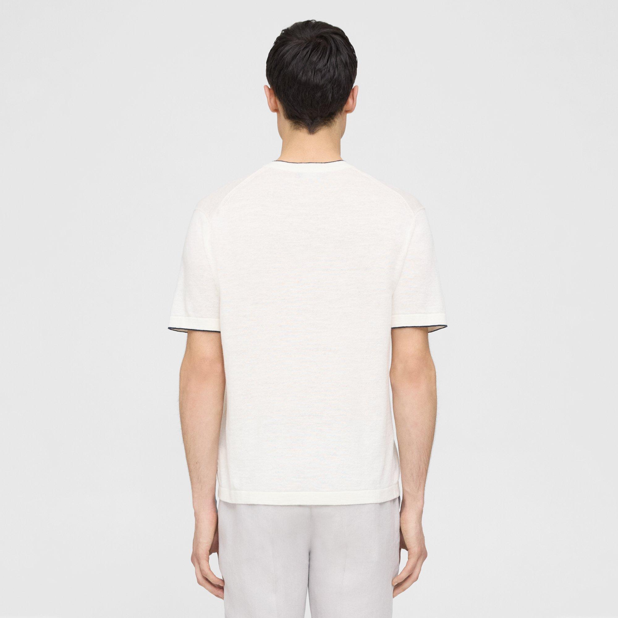 Kolben Short-Sleeve Tee in Cotton-Linen