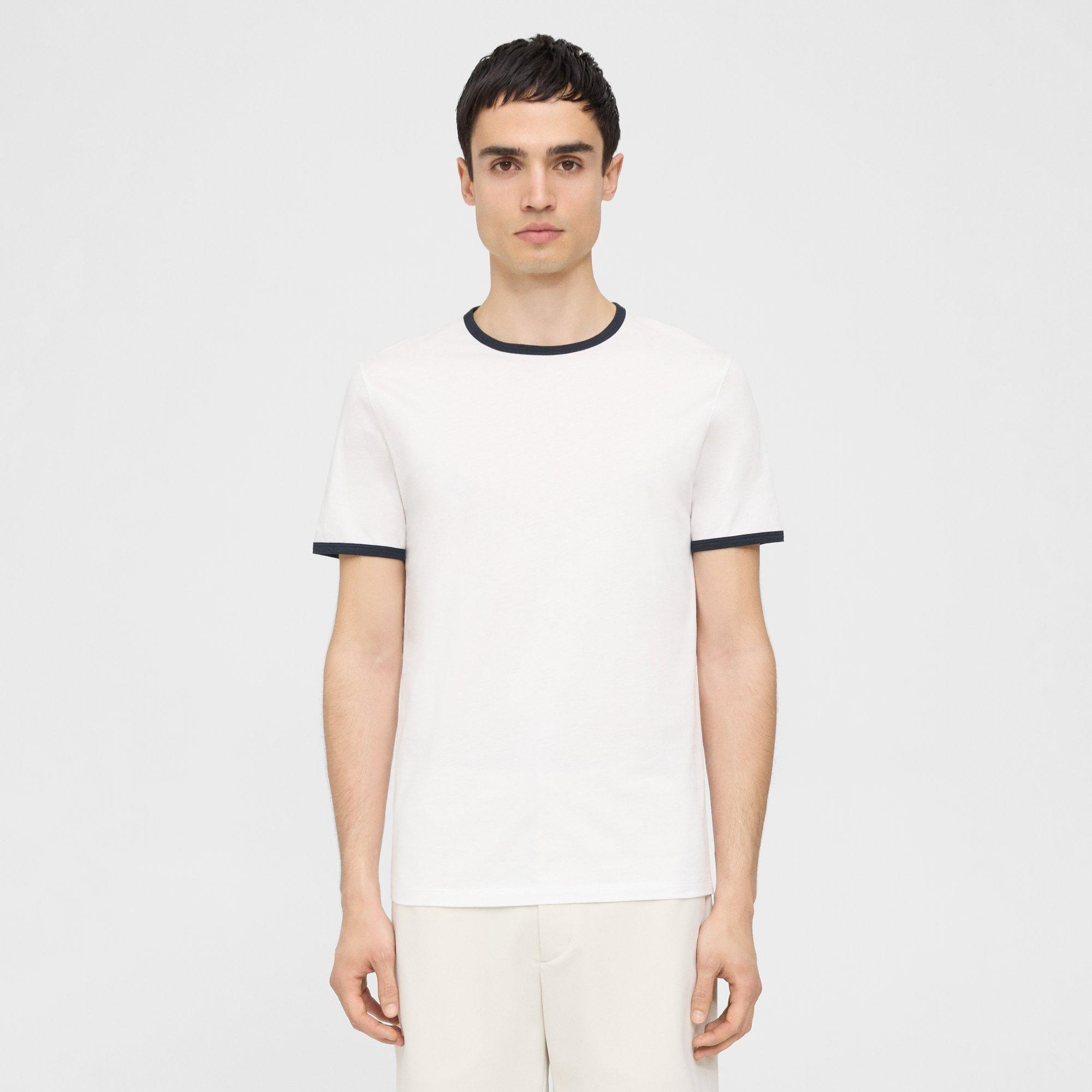 Theory Cilian Tee in Luxe Cotton Jersey