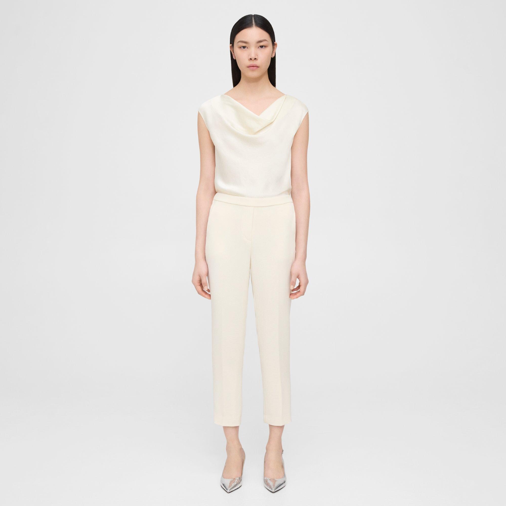 Oxford Crepe Treeca Pull-On Pant | Theory