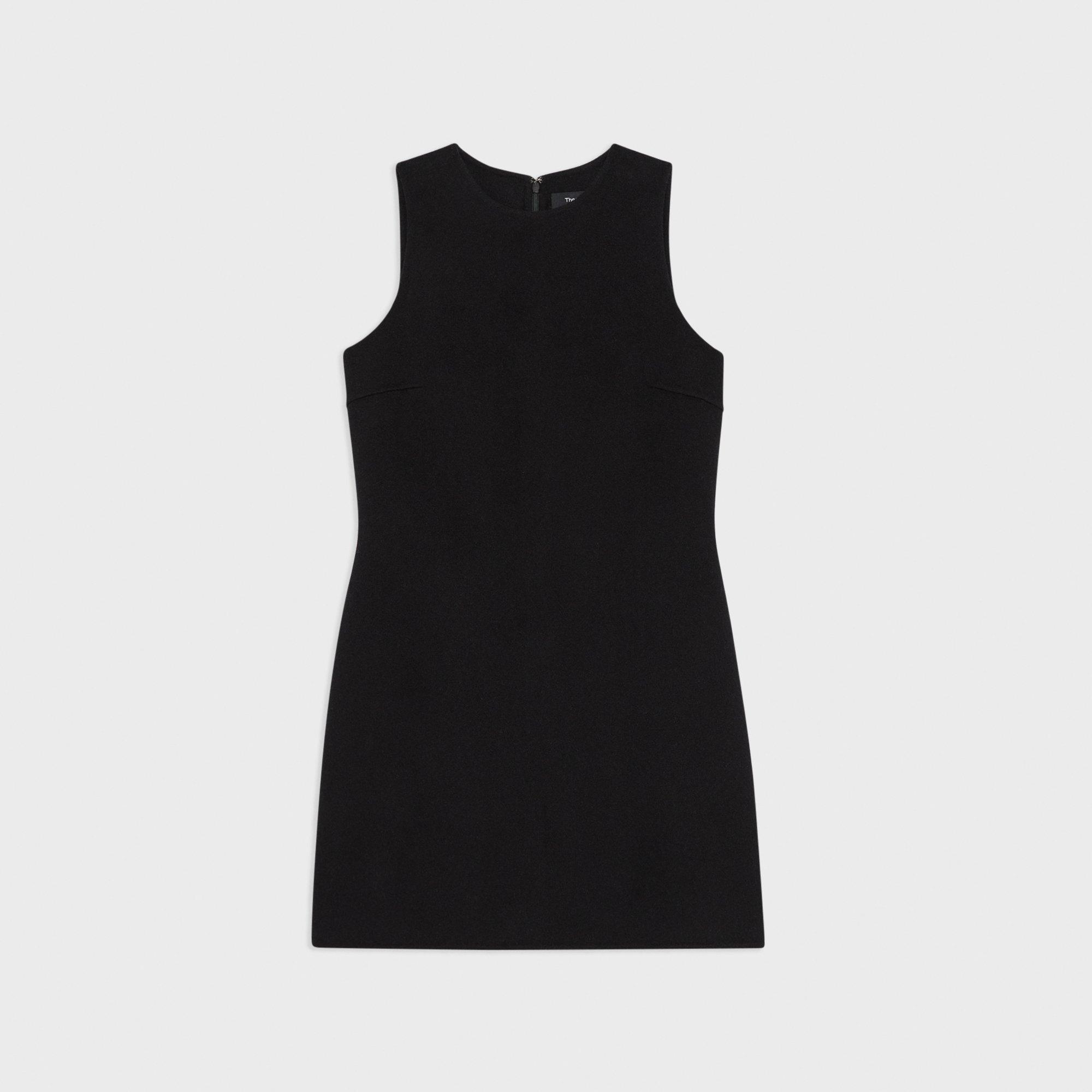 Shift Dress in Double-Face Wool-Cashmere