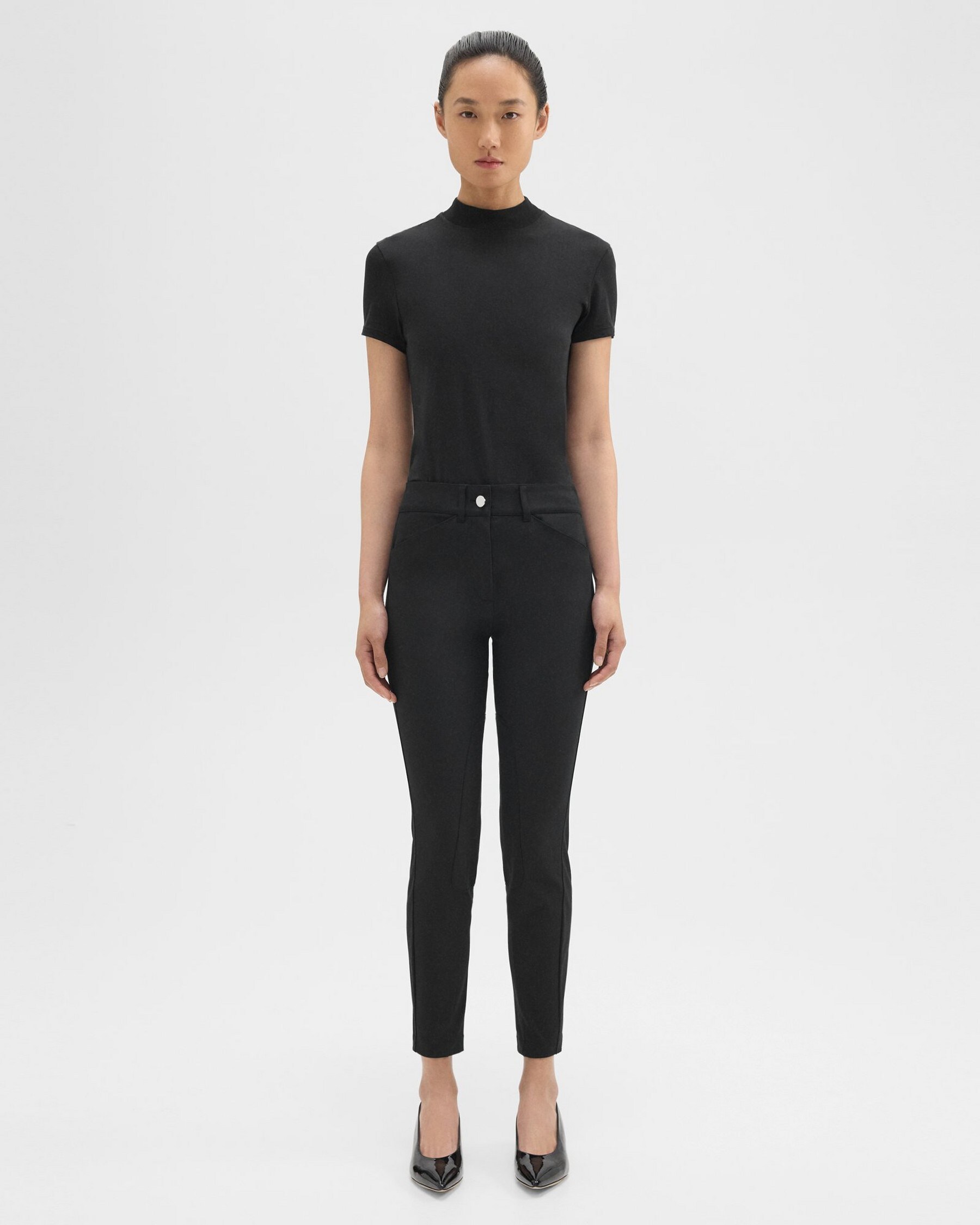 Theory Riding Pant in Stretch Cotton