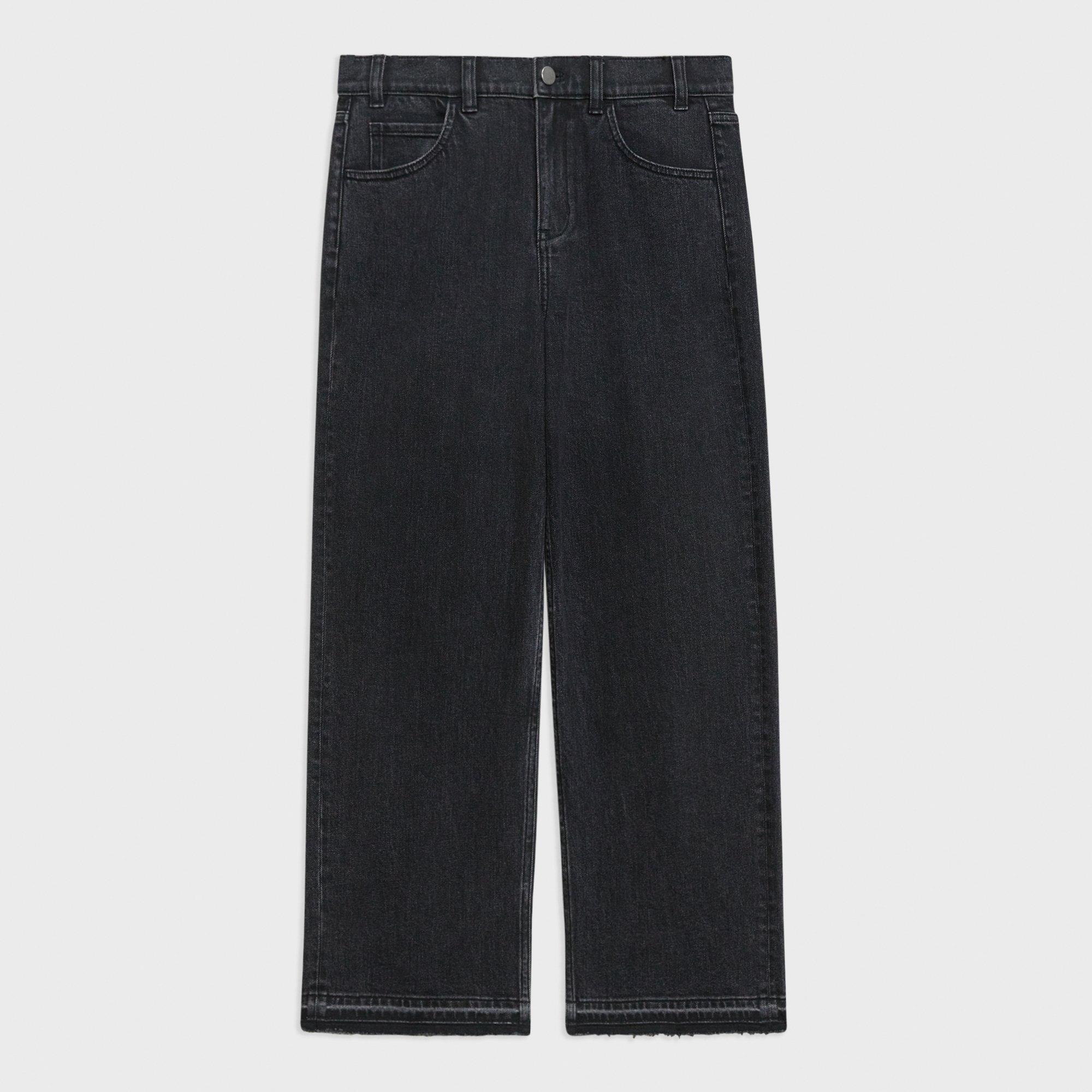 Relaxed Straight Jean in Stretch Denim