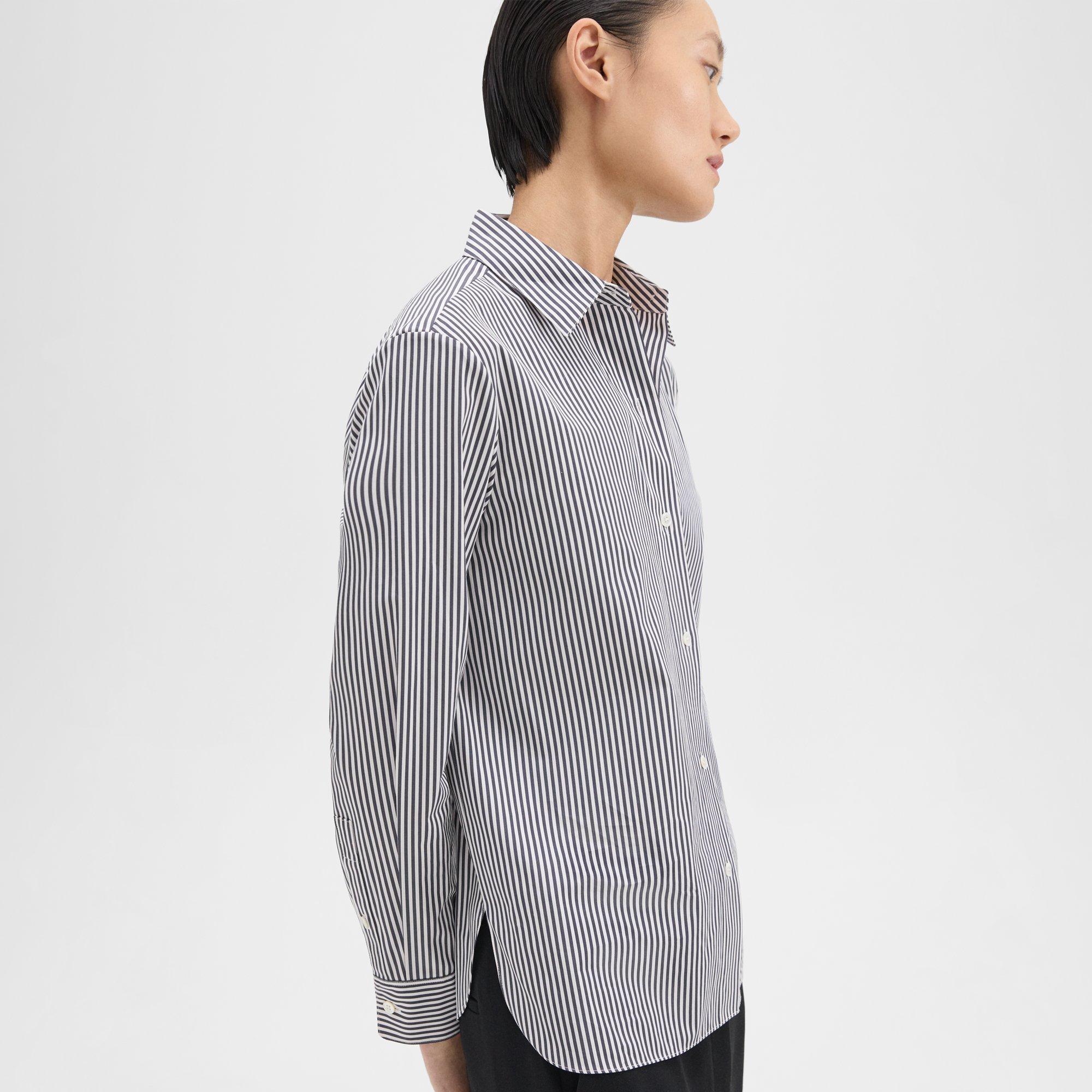 Straight Shirt in Cotton