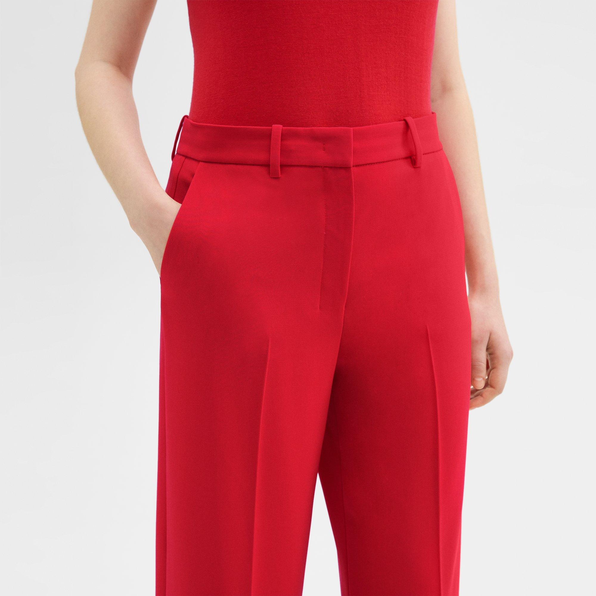 Relaxed Straight Pant in Admiral Crepe