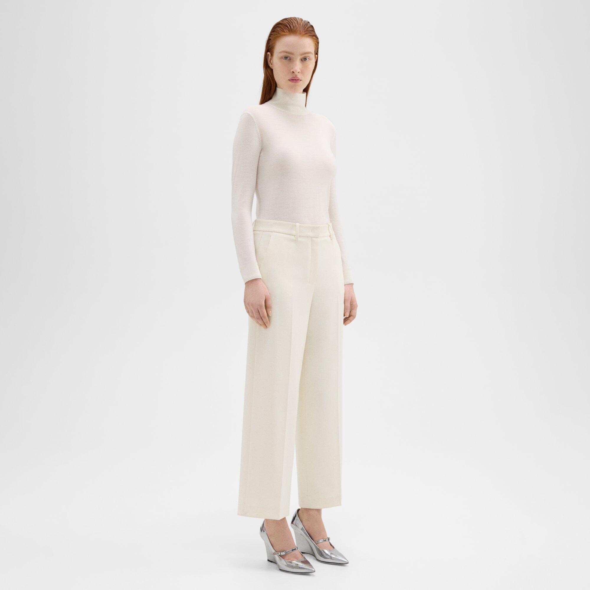 Relaxed Straight Pant in Admiral Crepe