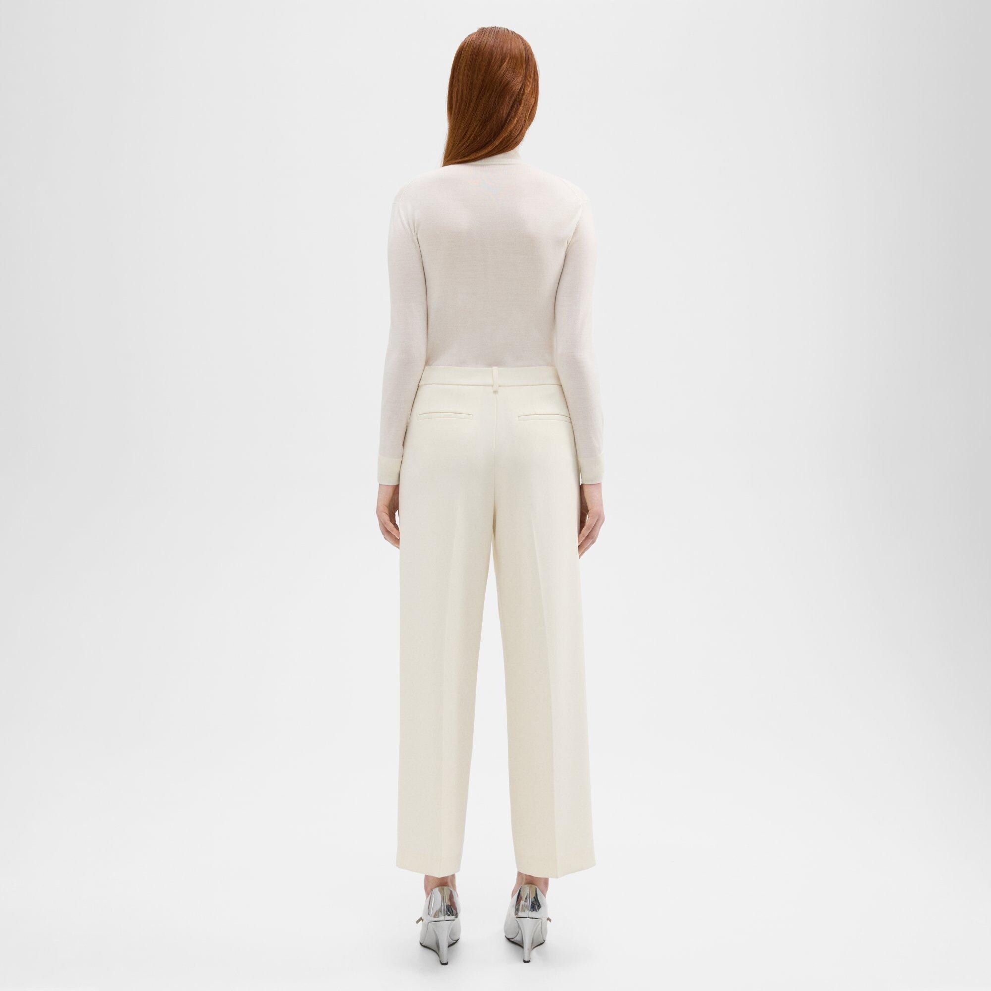 Relaxed Straight Pant in Admiral Crepe