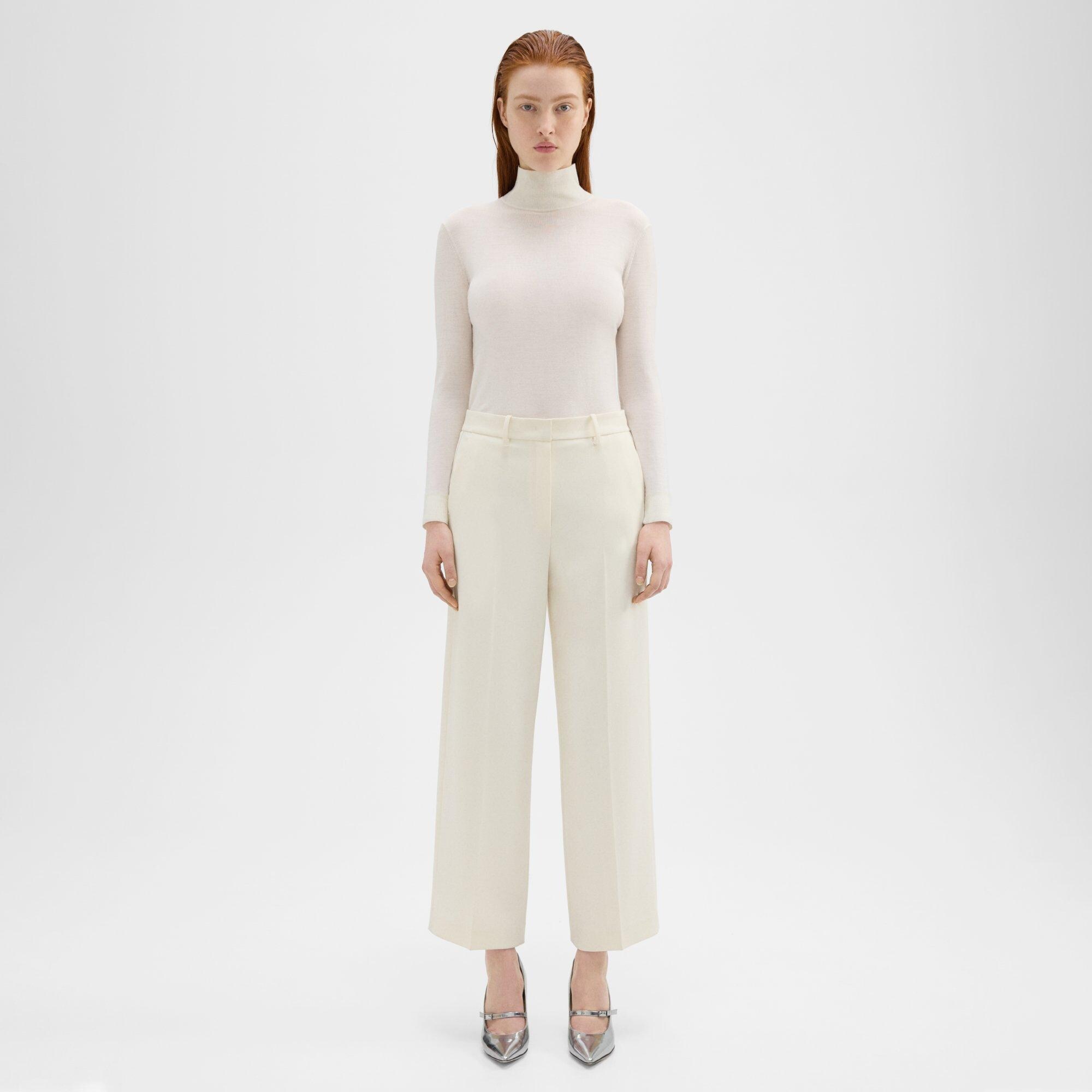 Relaxed Straight Pant in Admiral Crepe