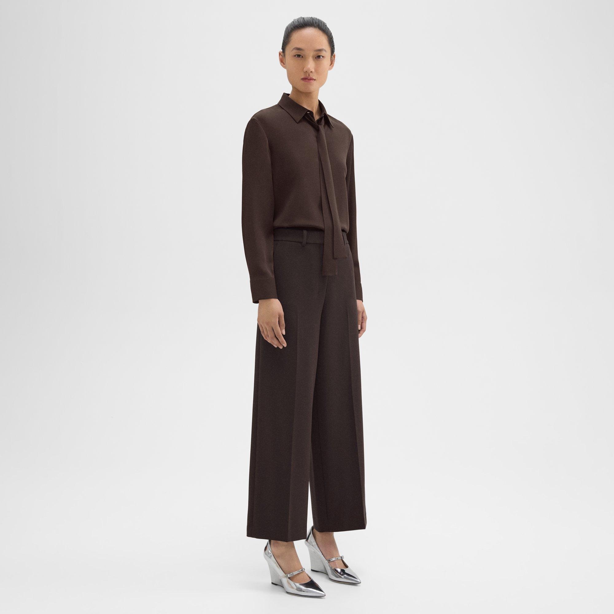 Relaxed Straight Pant in Admiral Crepe