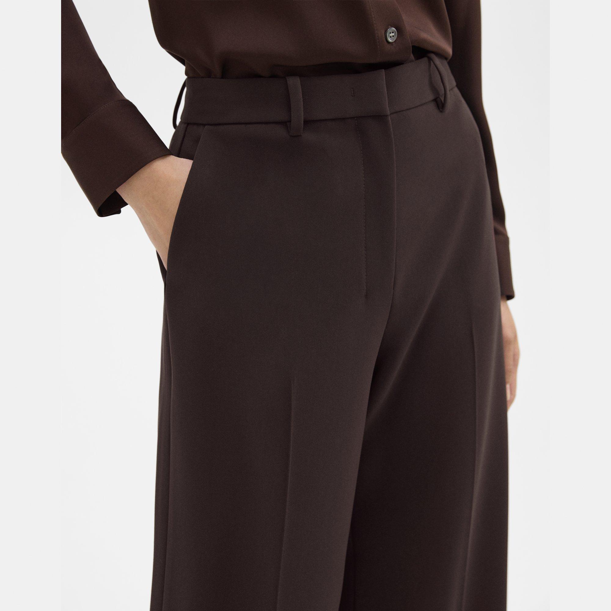 Relaxed Straight Pant in Admiral Crepe