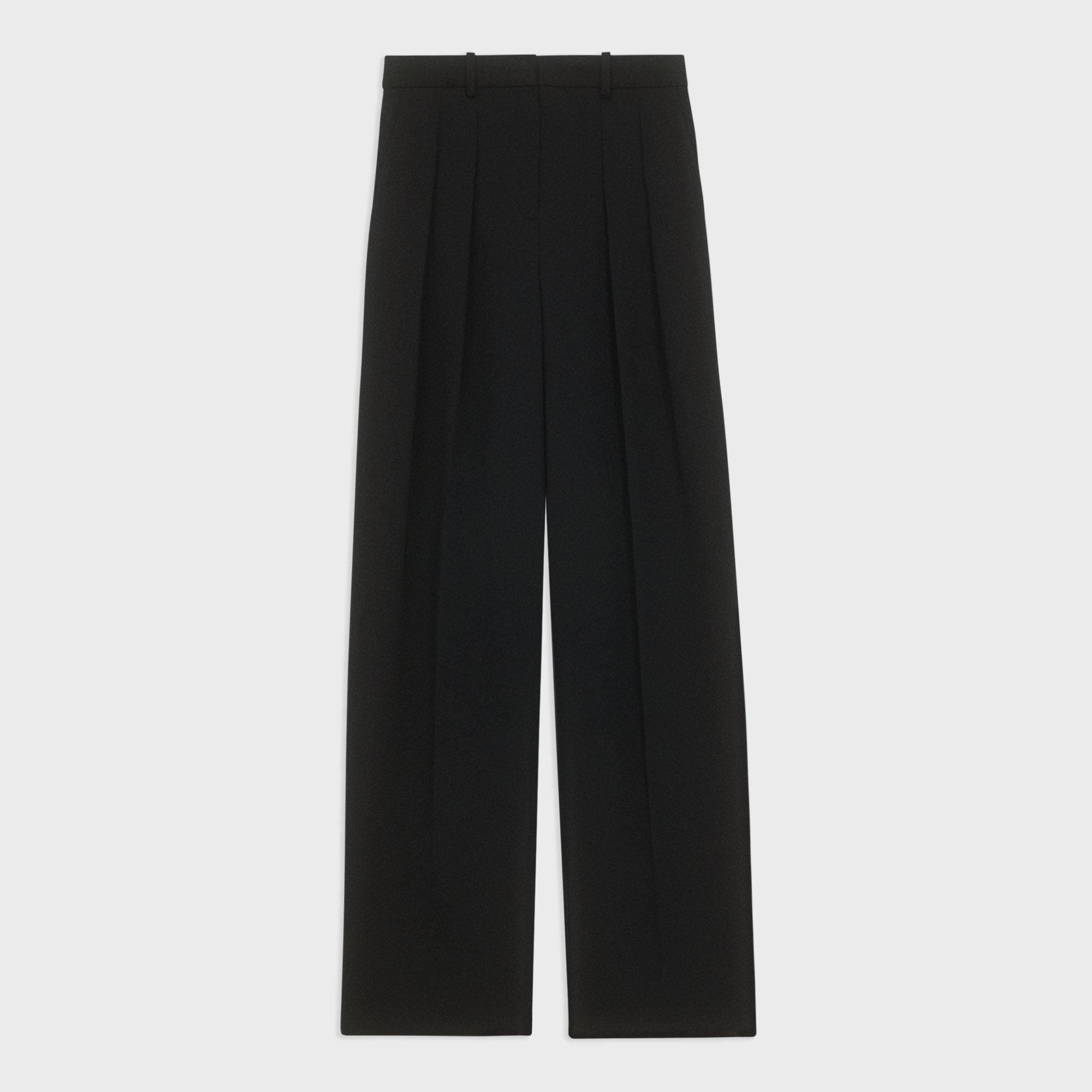 Admiral Crepe Double Pleat Pant | Theory