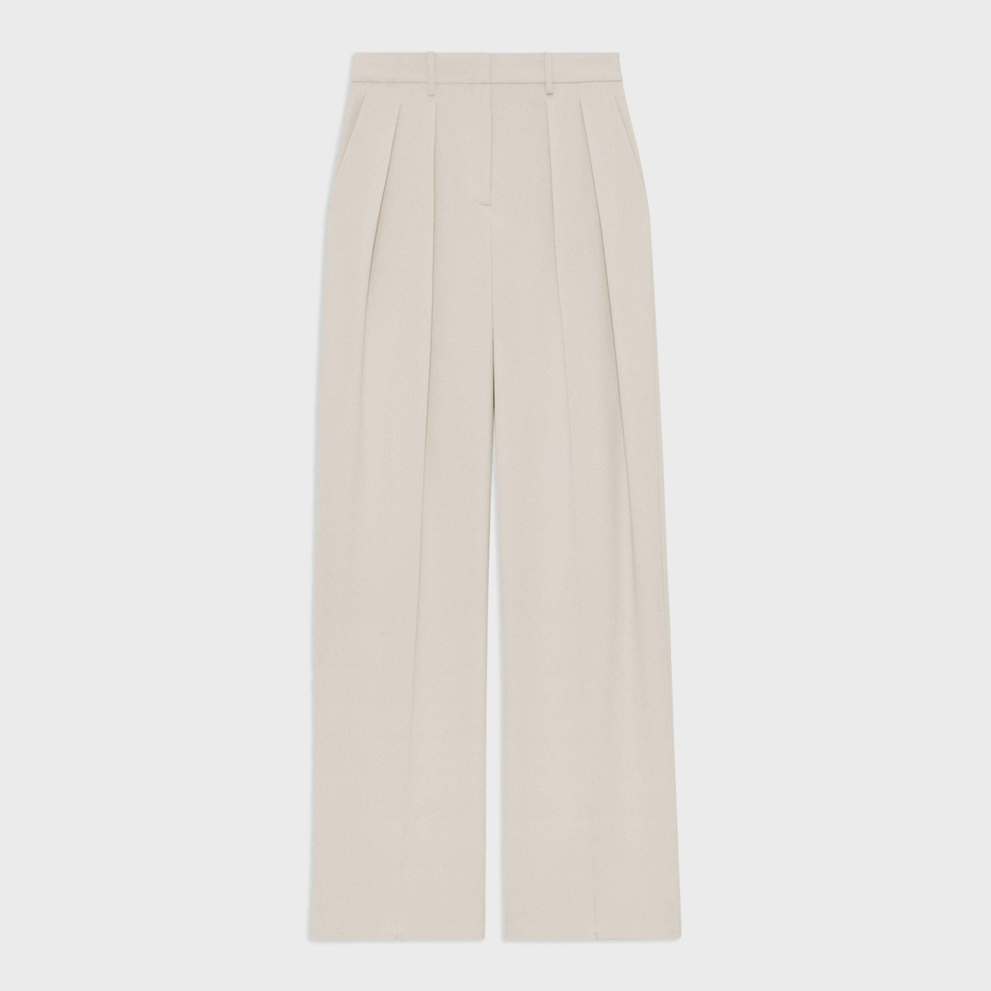 Double Pleat Pant in Admiral Crepe