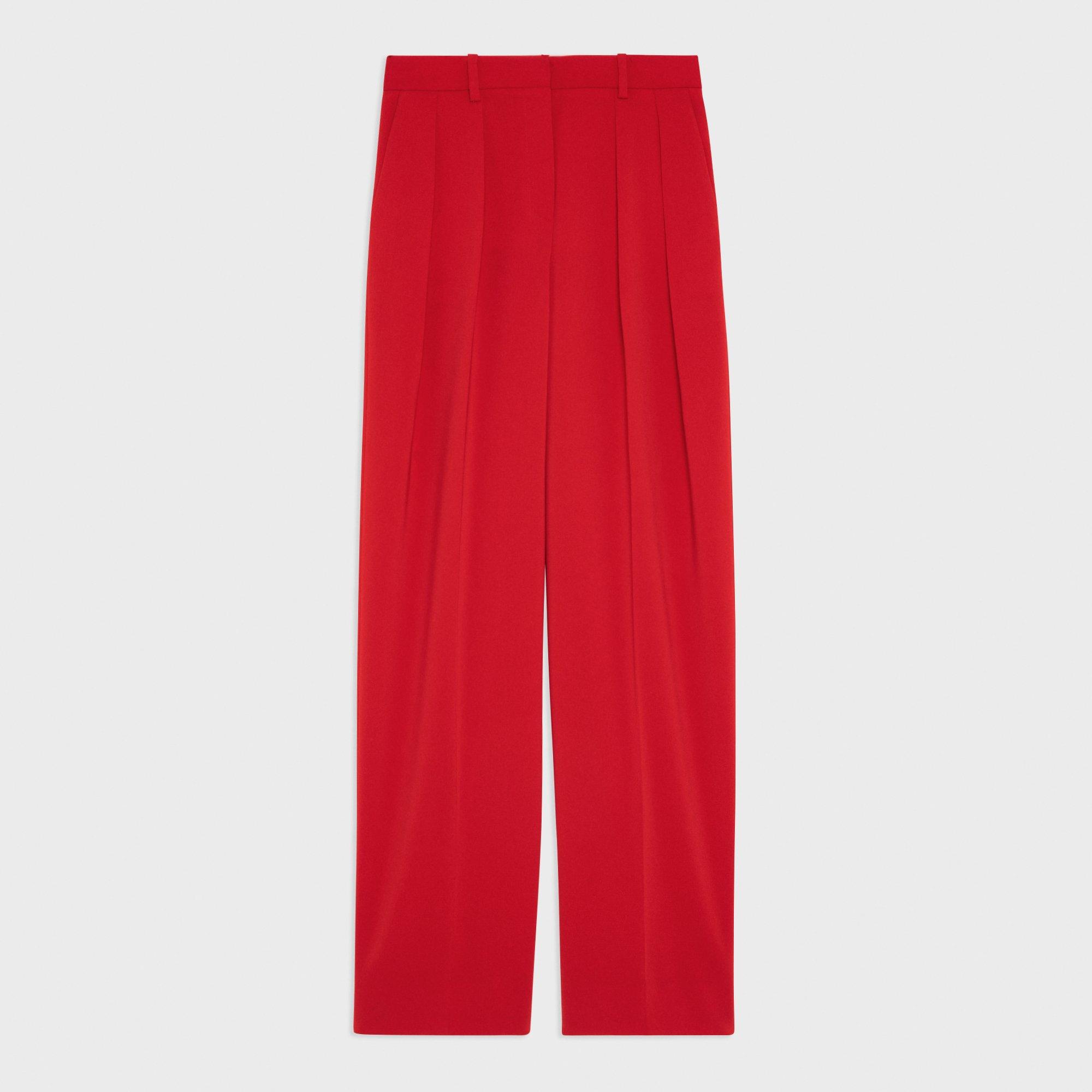 Double Pleat Pant in Admiral Crepe