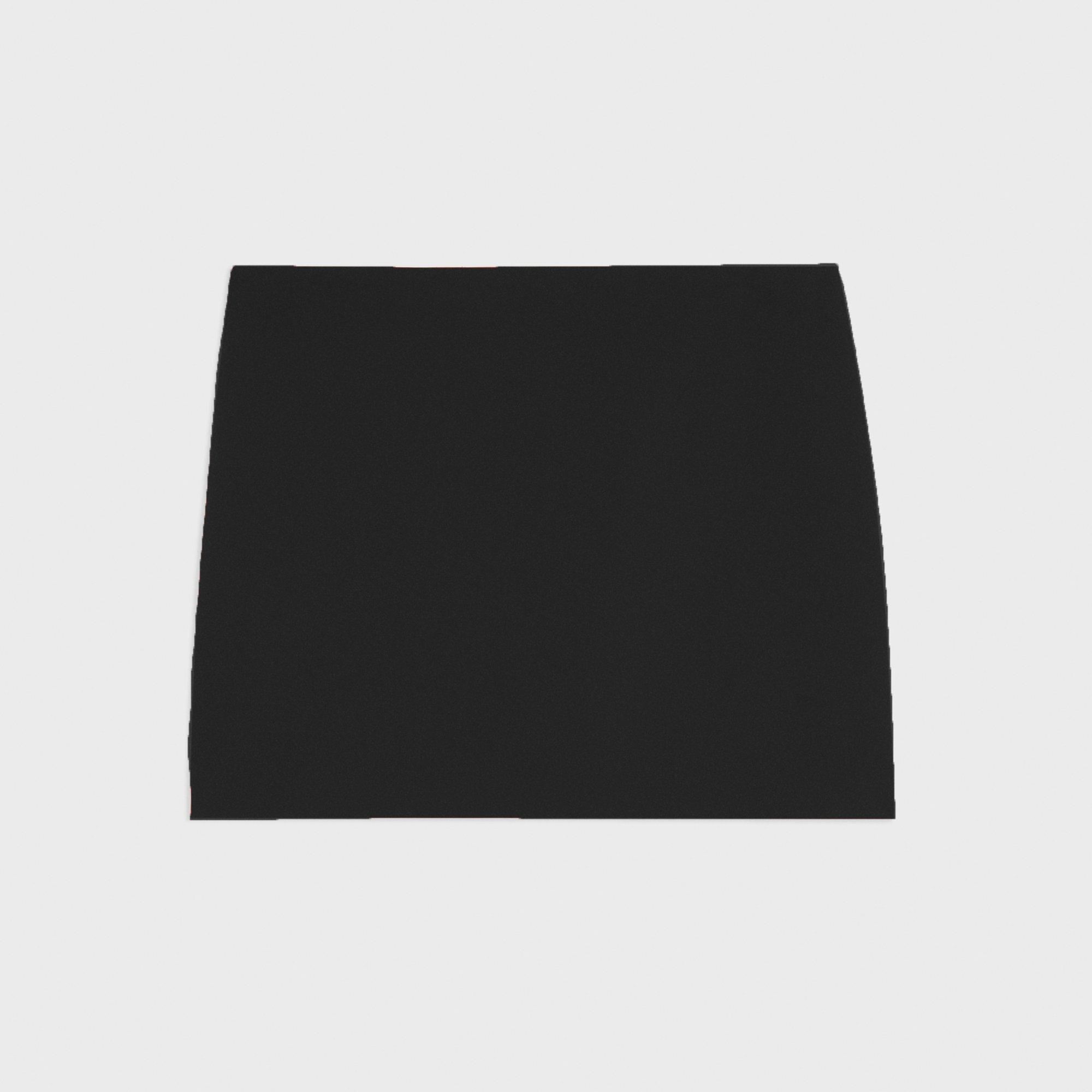 Slice Mini Skirt in Admiral Crepe