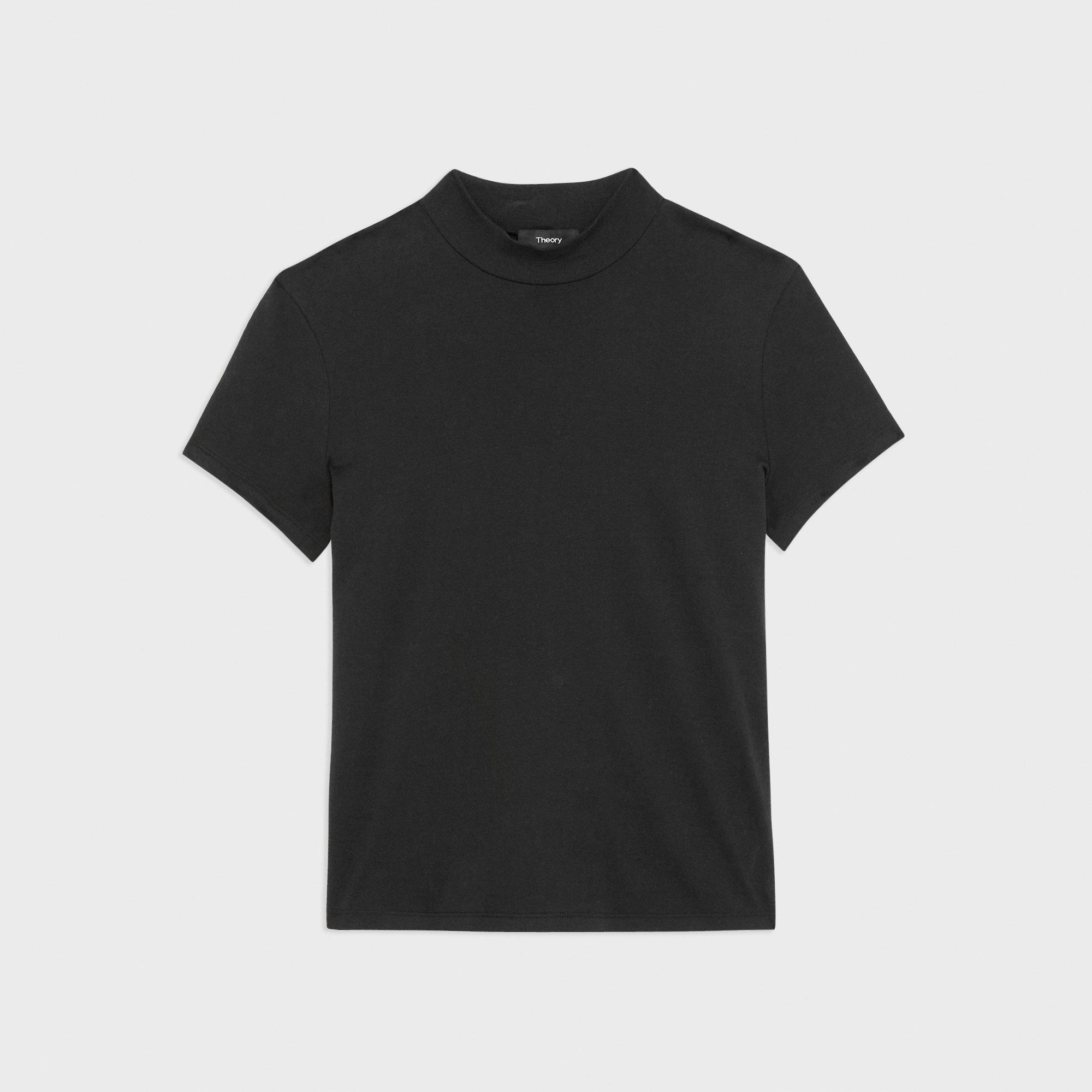 Tiny Turtleneck Tee in Organic Cotton