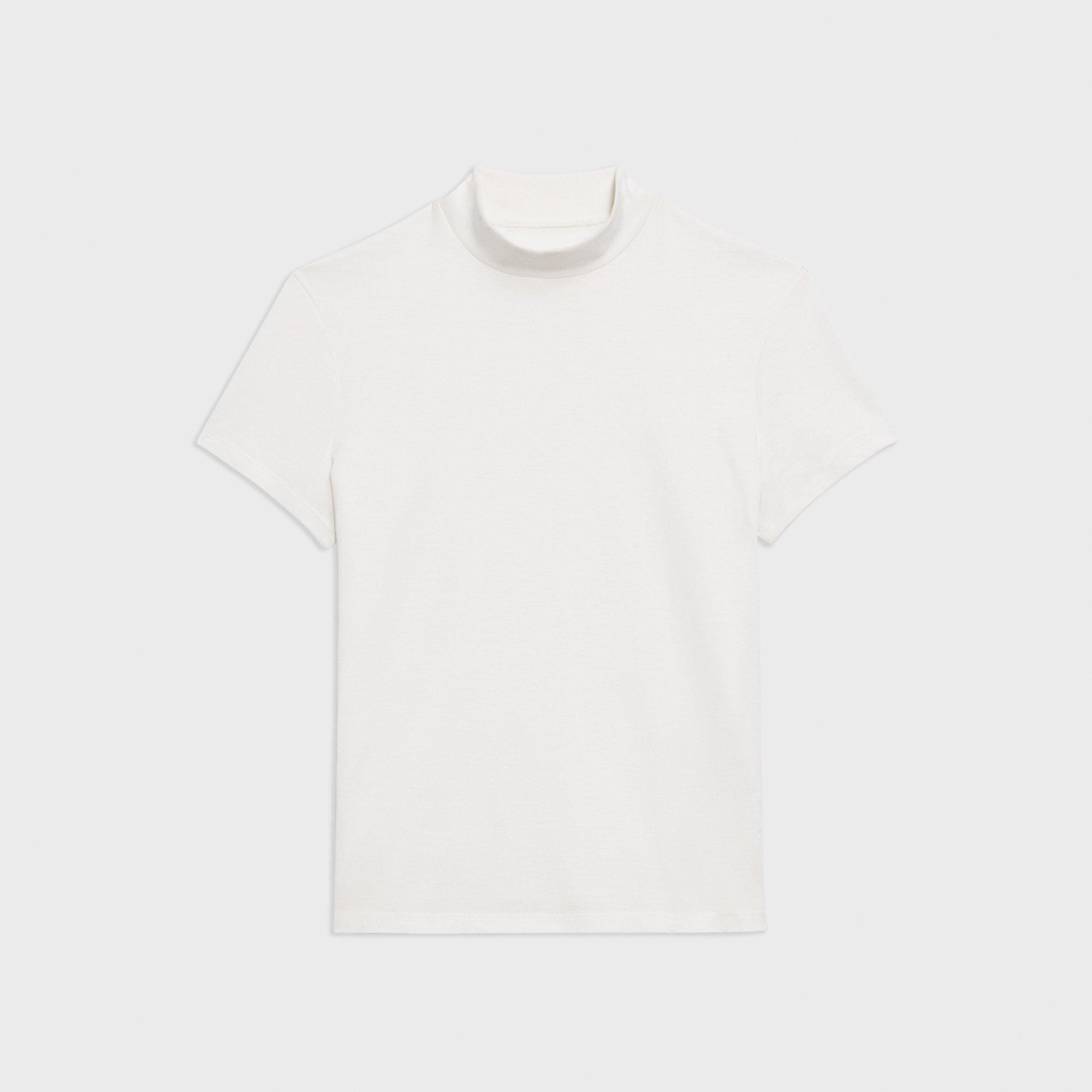 Tiny Turtleneck Tee in Organic Cotton