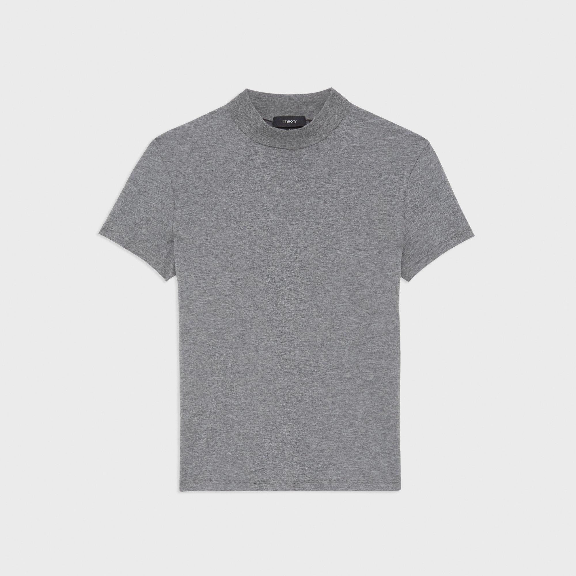 Tiny Turtleneck Tee in Organic Cotton