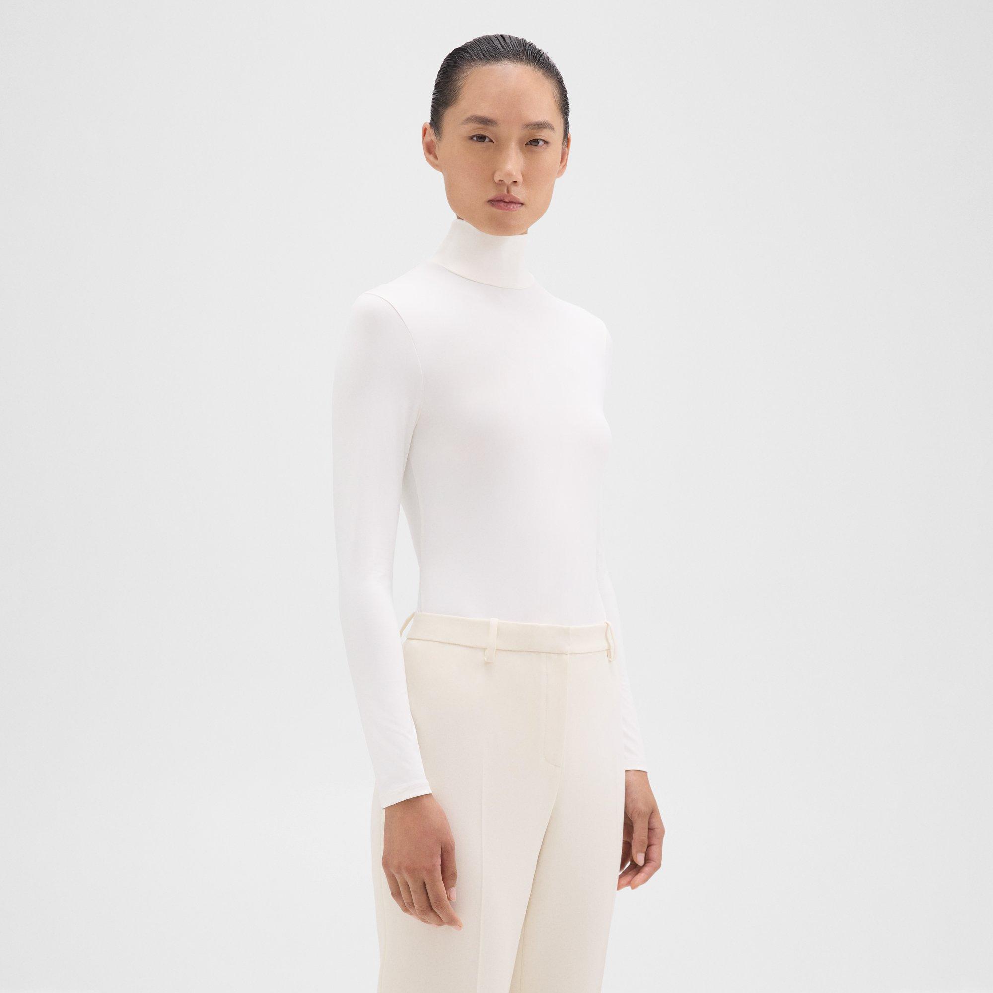 Turtleneck Bodysuit in Motion Jersey