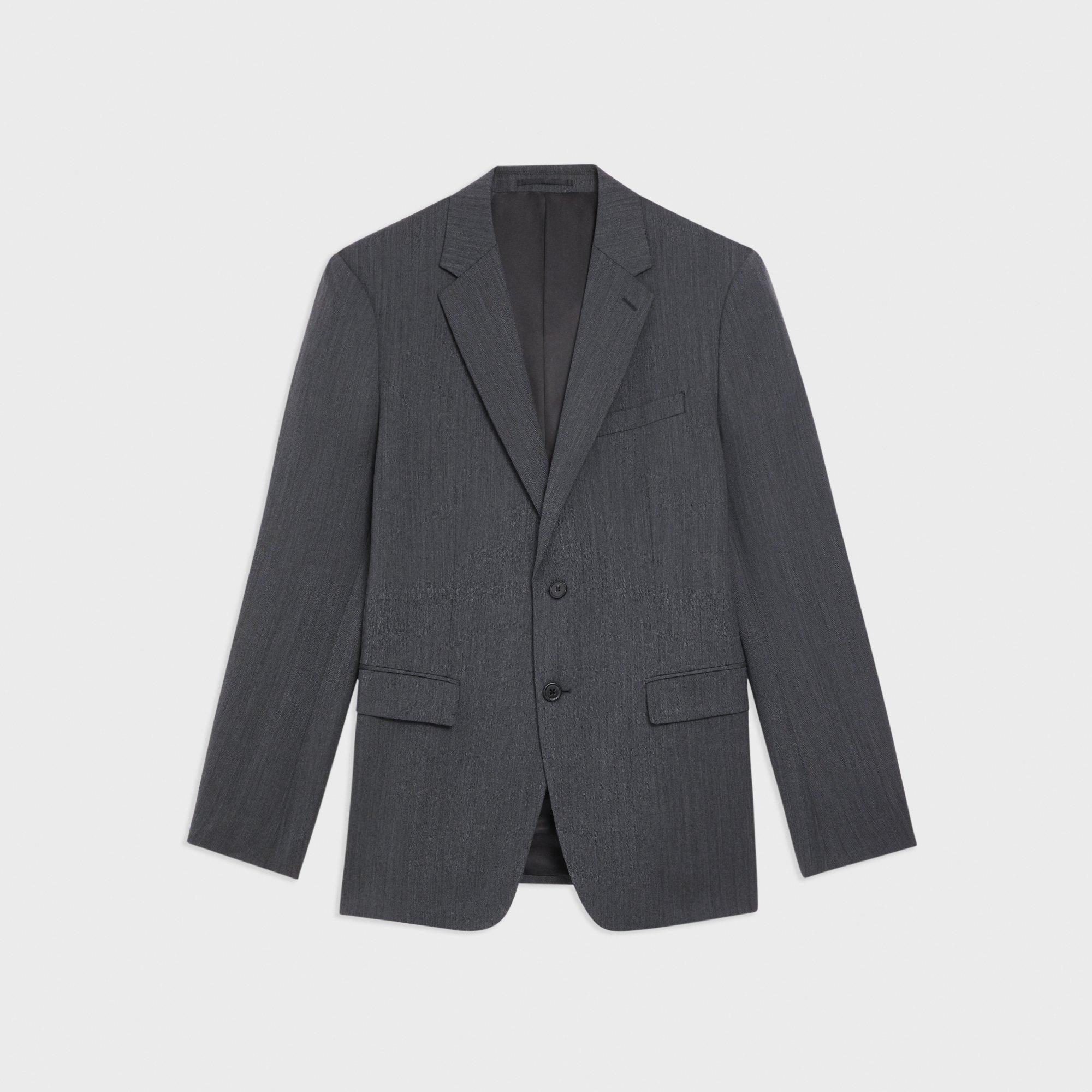 Chambers Blazer in Herringbone Stretch Wool