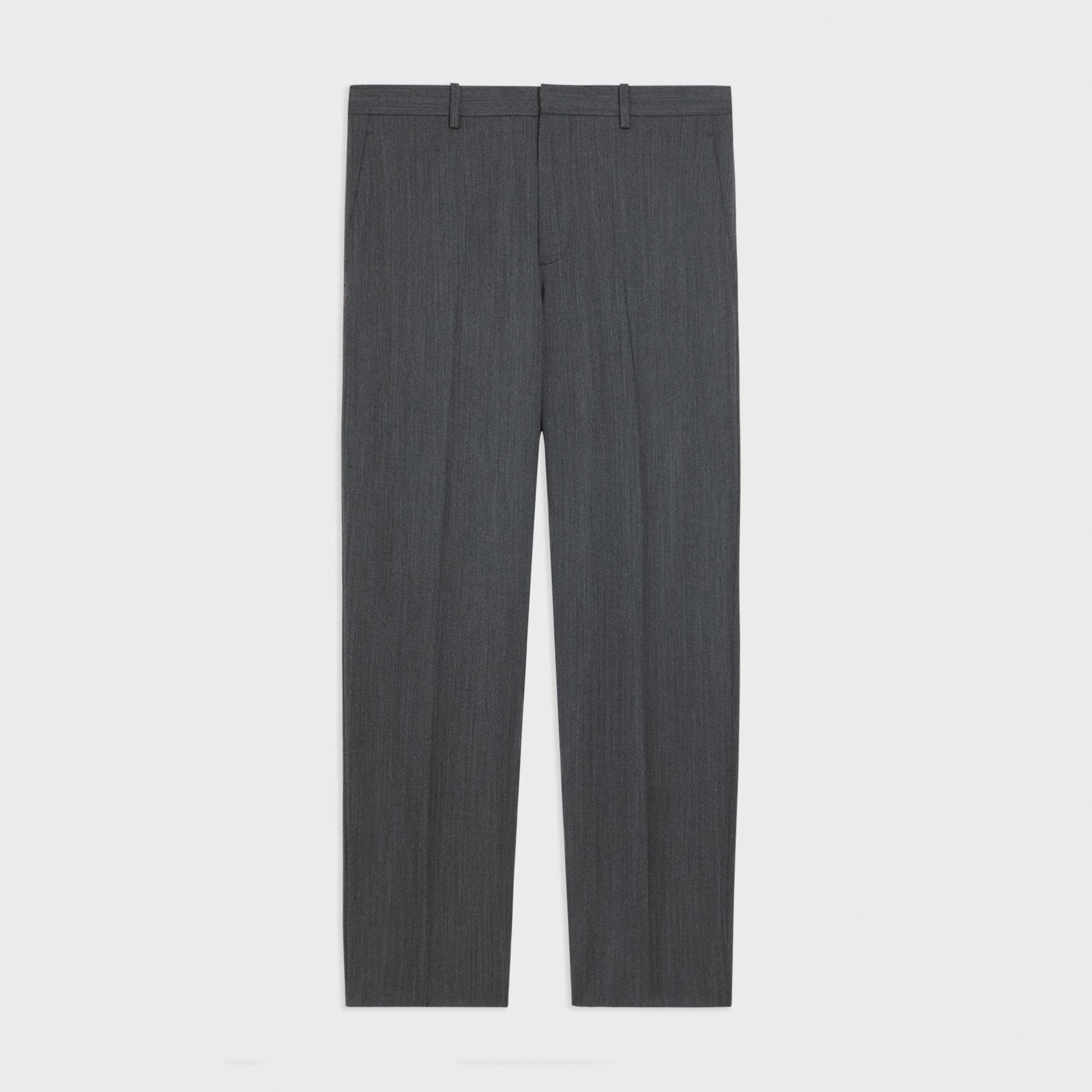 Pantalon Mayer en Laine Stretch à Chevrons