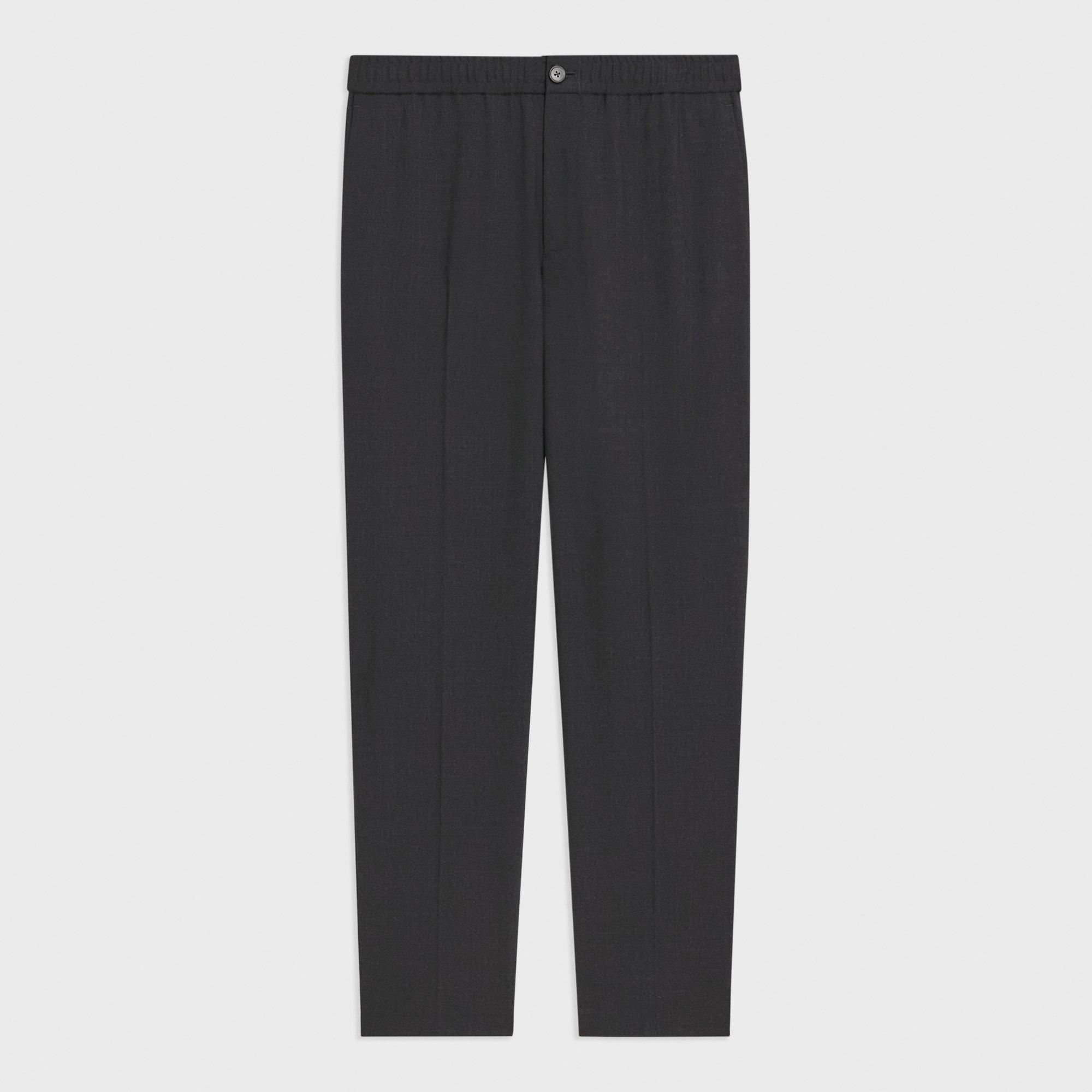 Larin Drawstring Pant in Stretch Wool