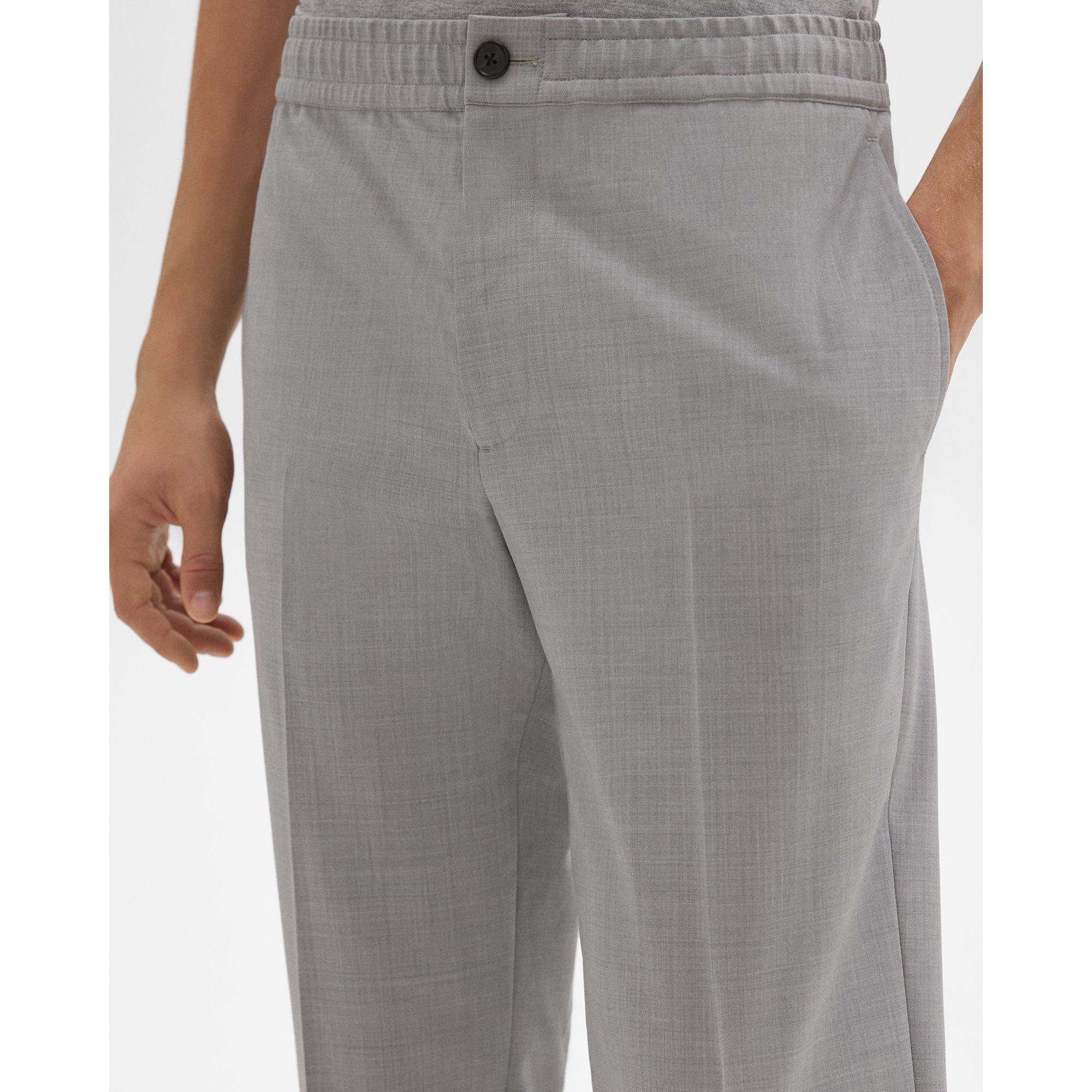 Larin Drawstring Pant in Stretch Wool