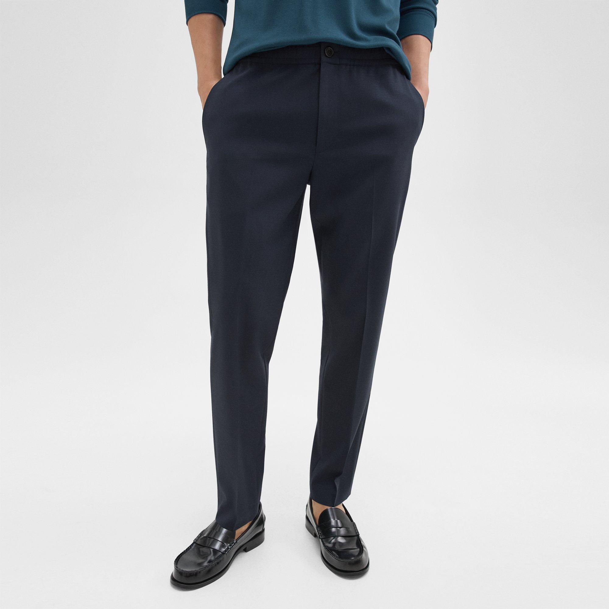 Larin Drawstring Pant in Stretch Wool