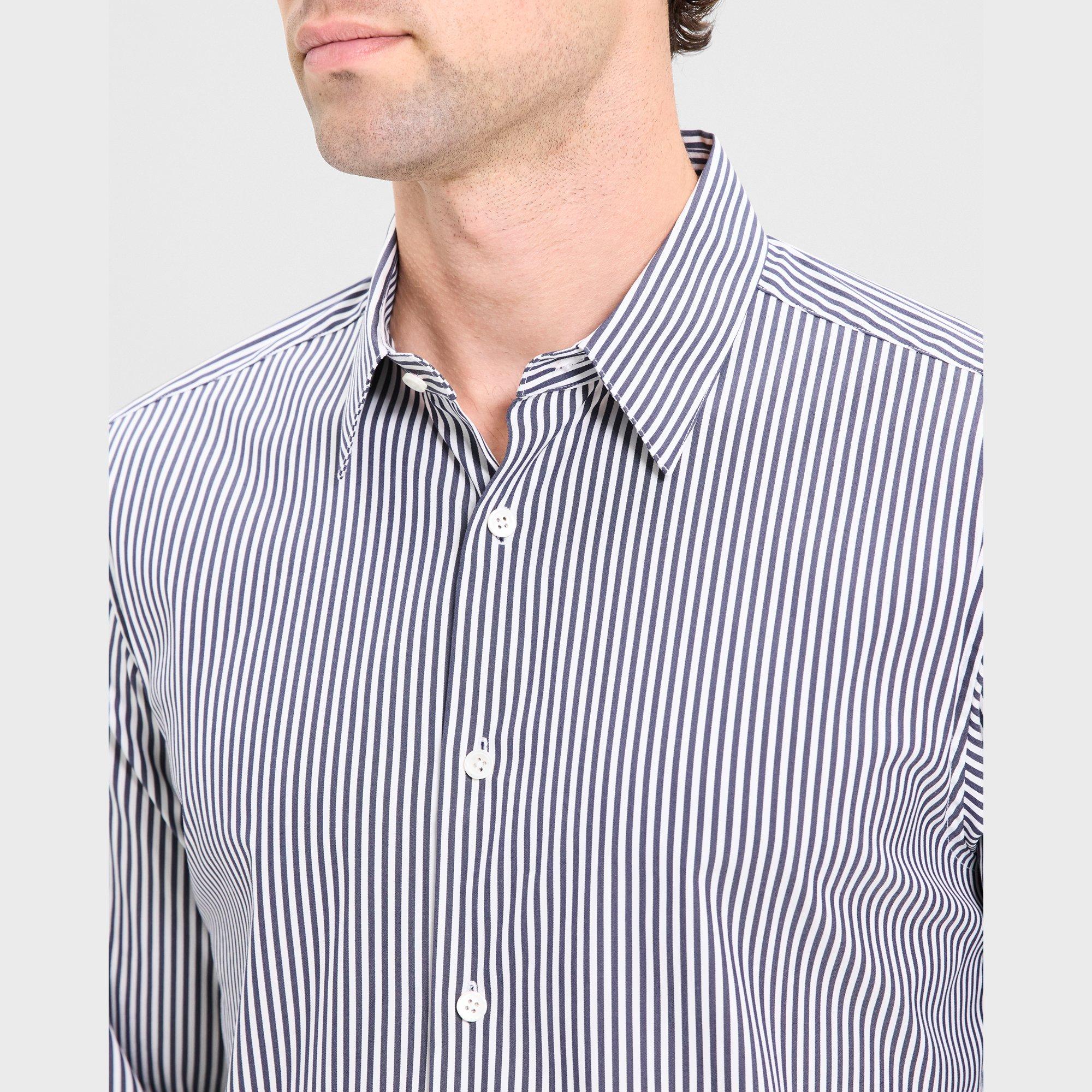 Irving Shirt in Striped Good Cotton