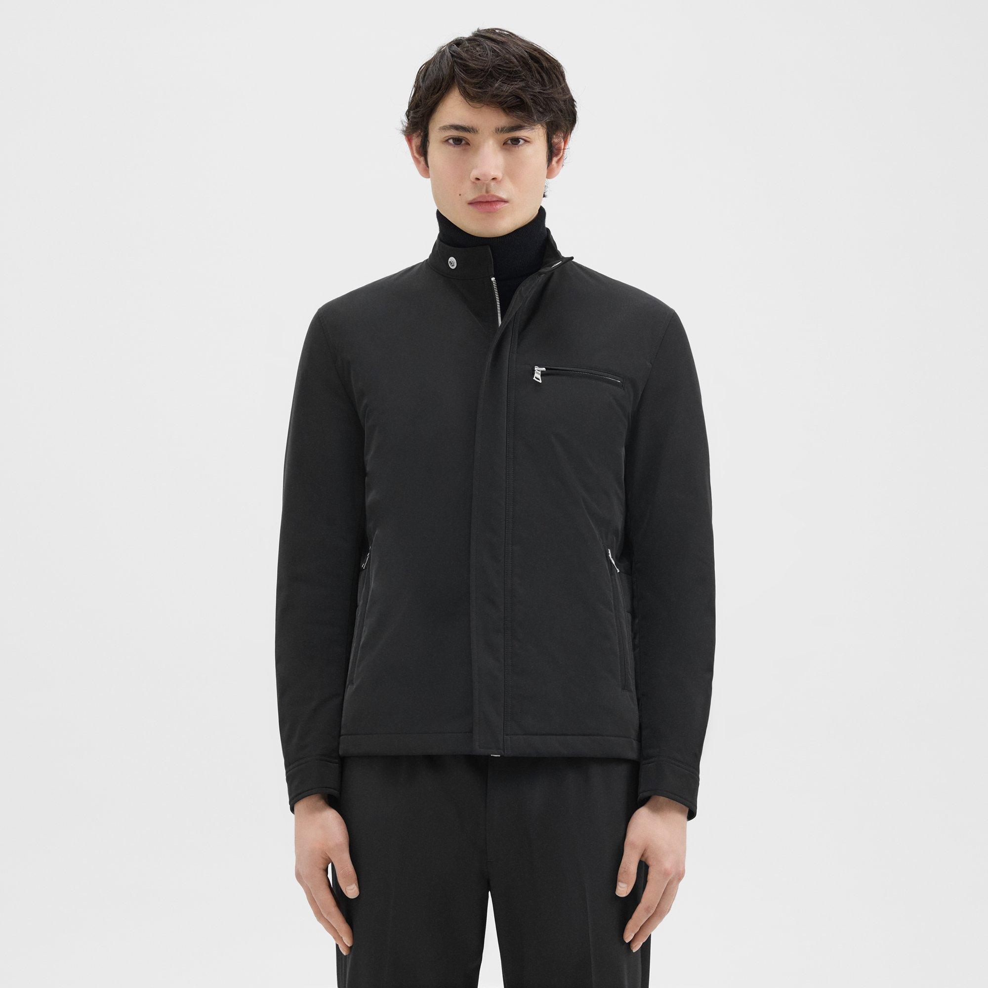 Theory Rylen Racer Jacket in Foundation Twill