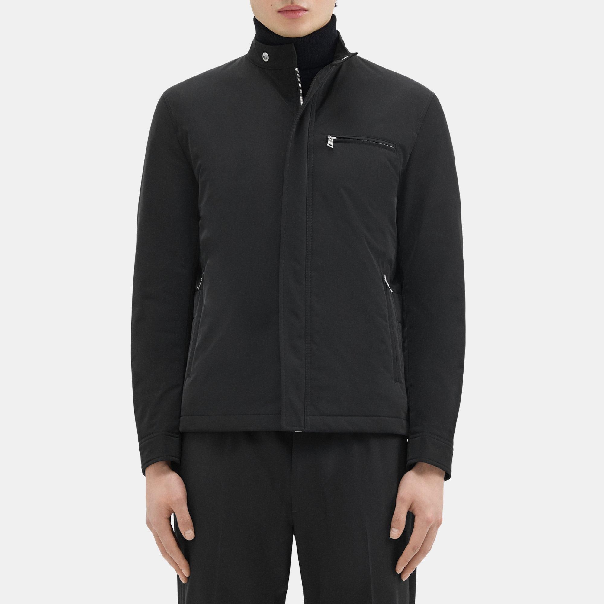 Theory Rylen Racer Jacket in Foundation Twill