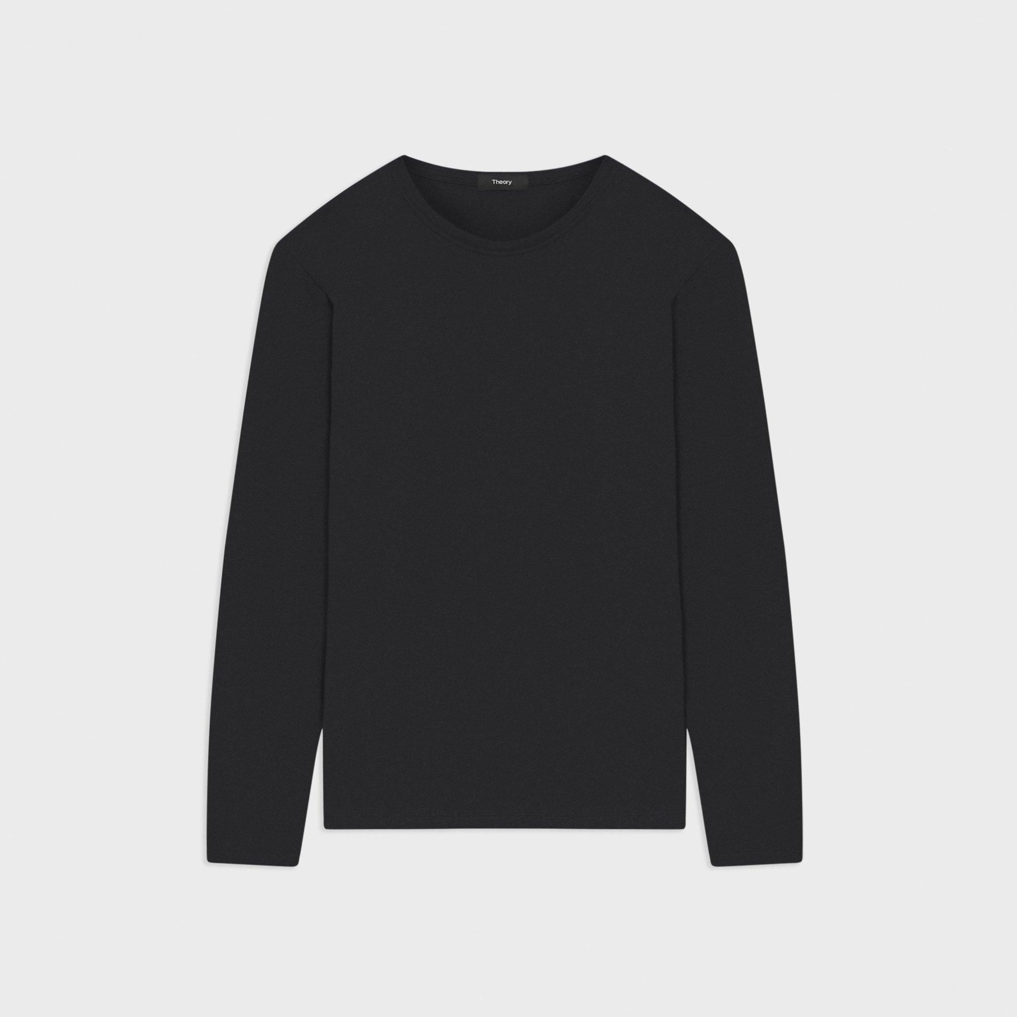 Essential Long-Sleeve Tee in Anemone Modal Jersey