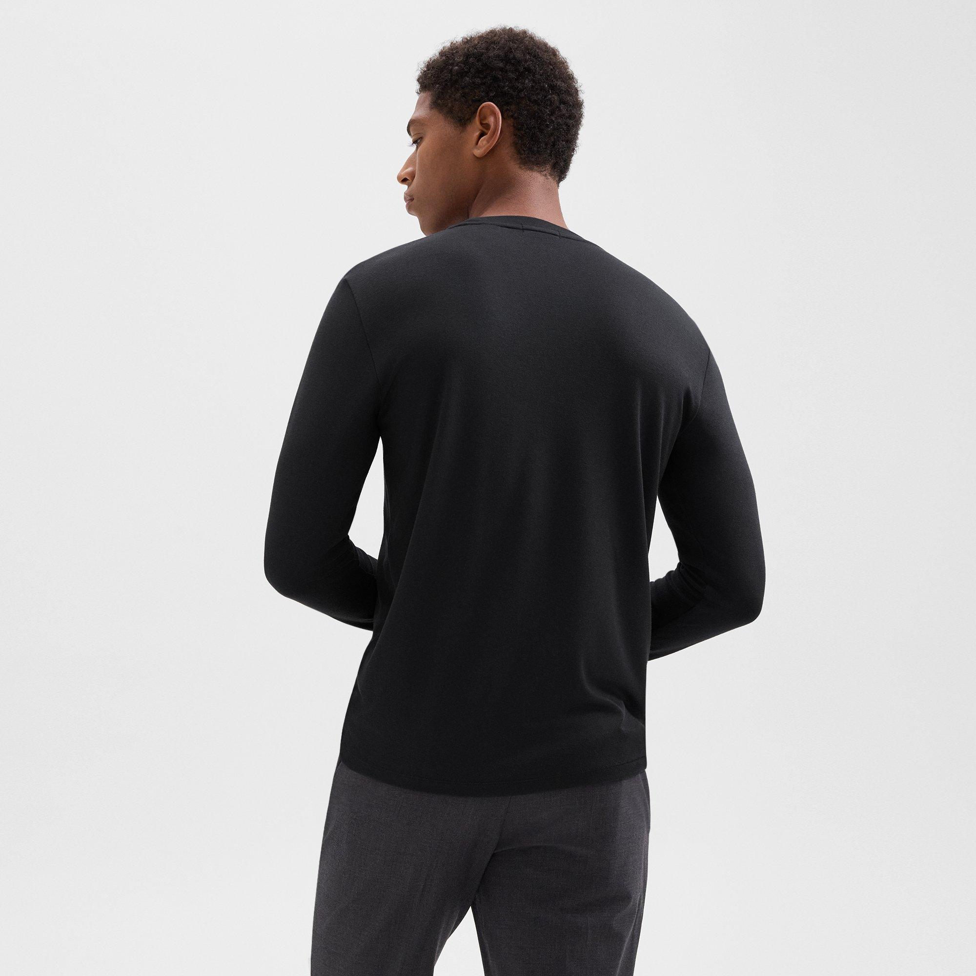 Essential Long-Sleeve Tee in Anemone Modal Jersey