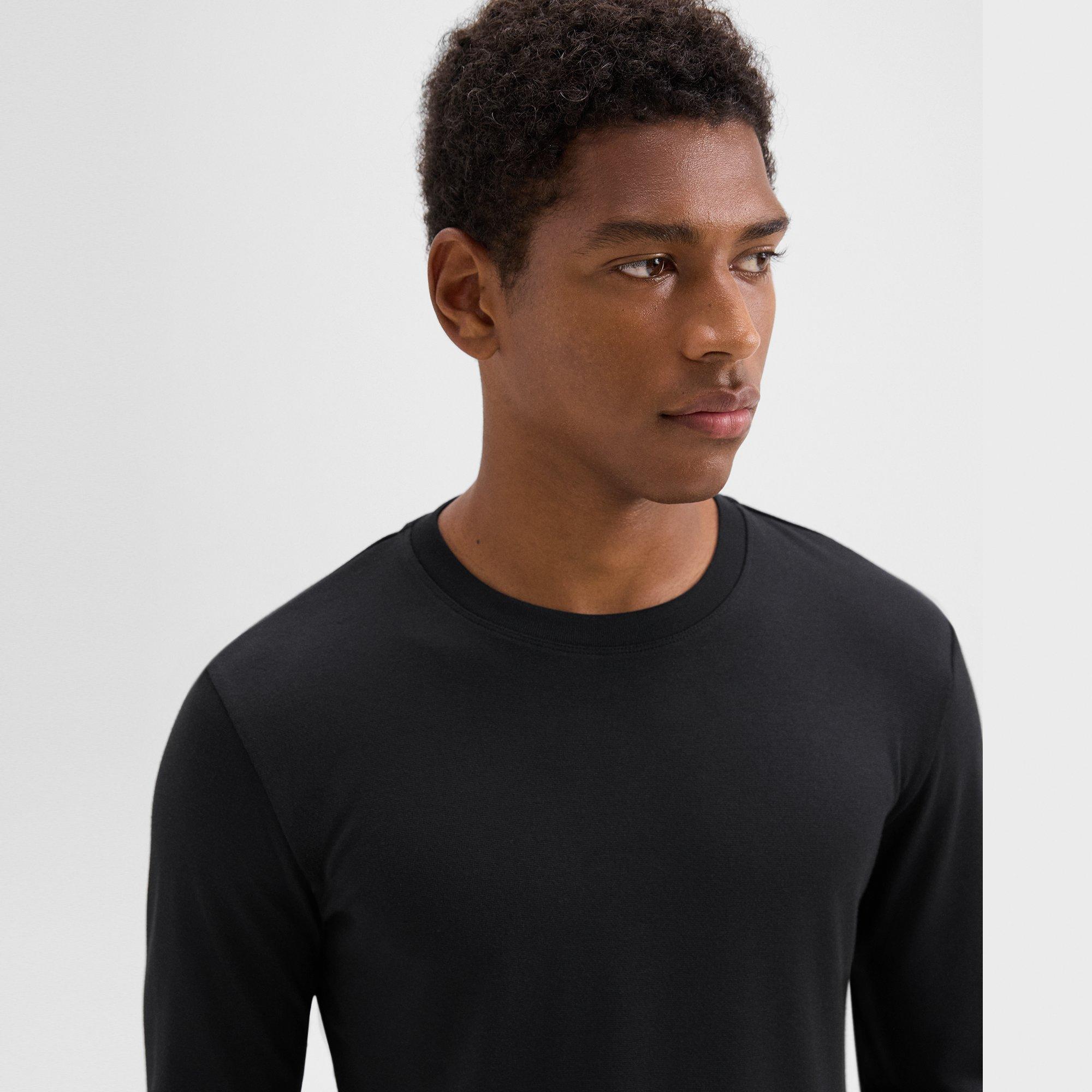 Essential Long-Sleeve Tee in Anemone Modal Jersey