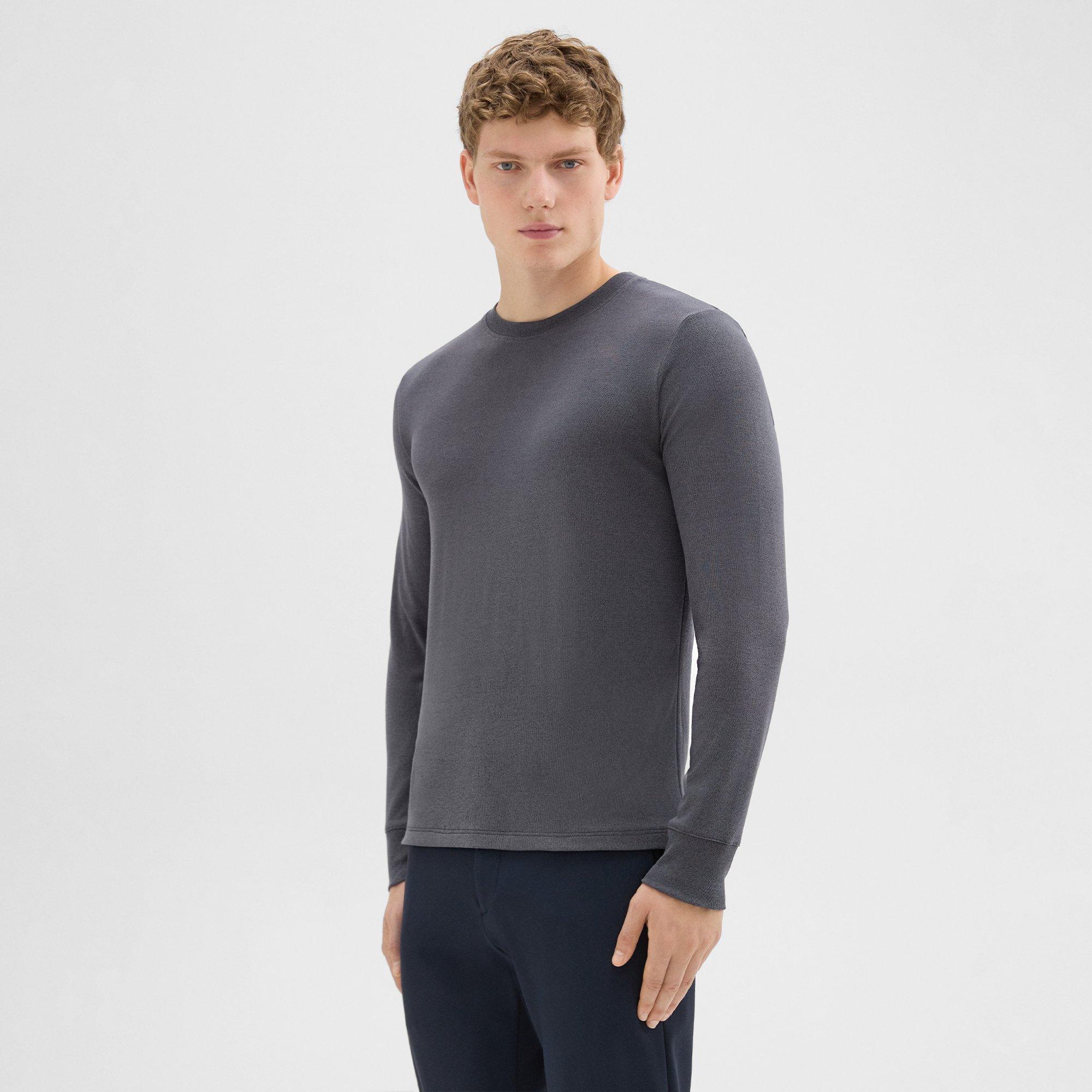 Essential Long-Sleeve Tee in Anemone Modal Jersey