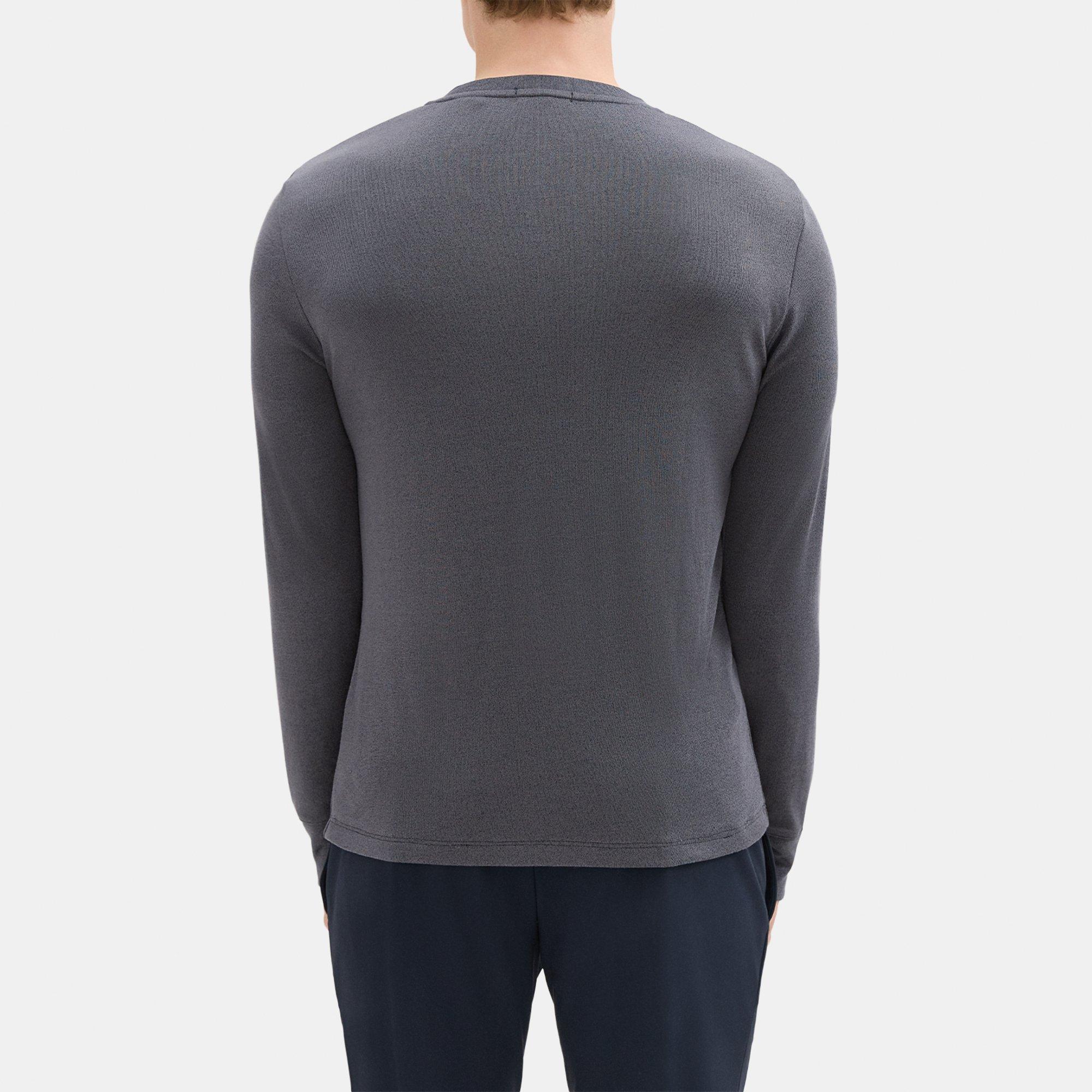 Essential Long-Sleeve Tee in Anemone Modal Jersey