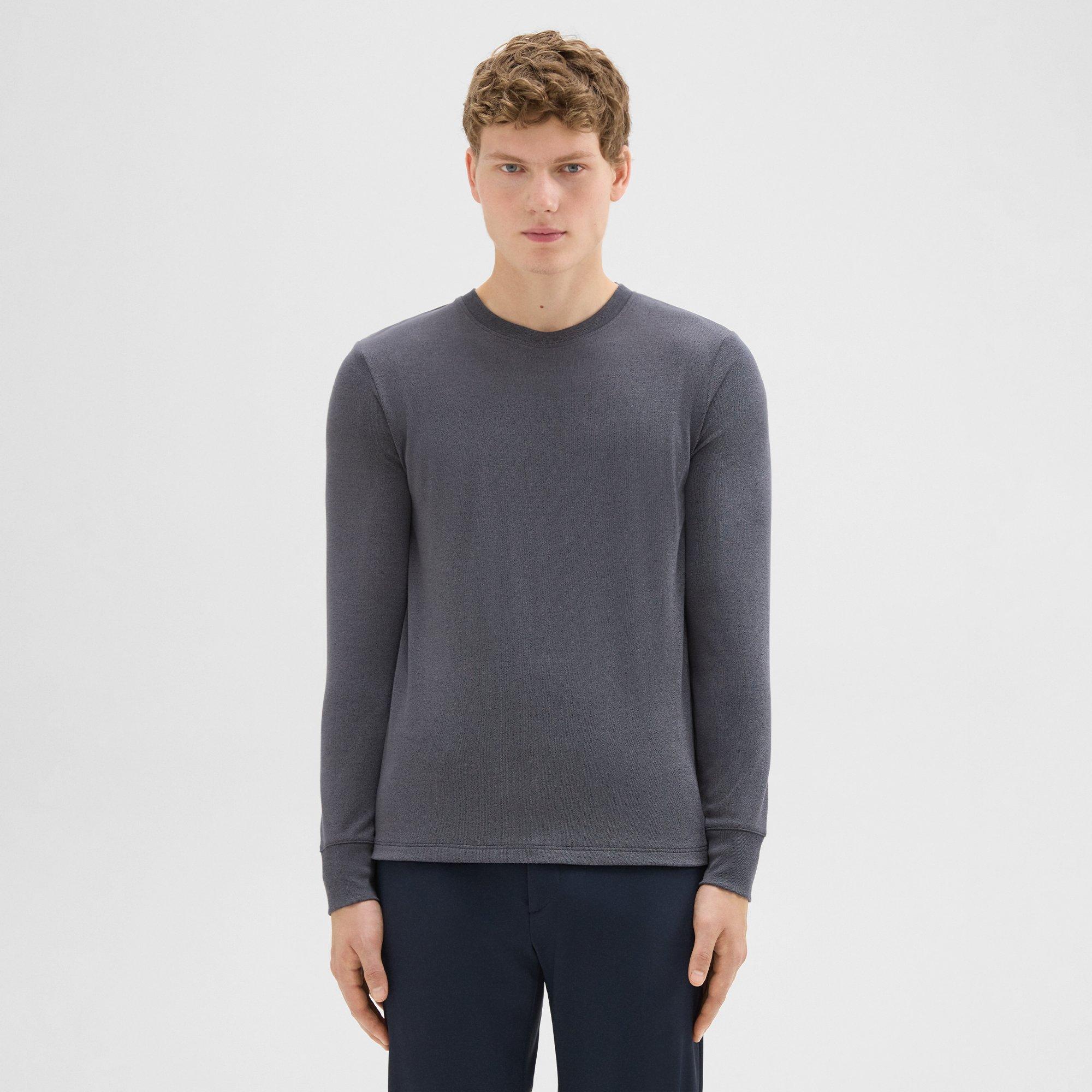 Anemone Modal Jersey Essential Long-Sleeve Tee | Theory