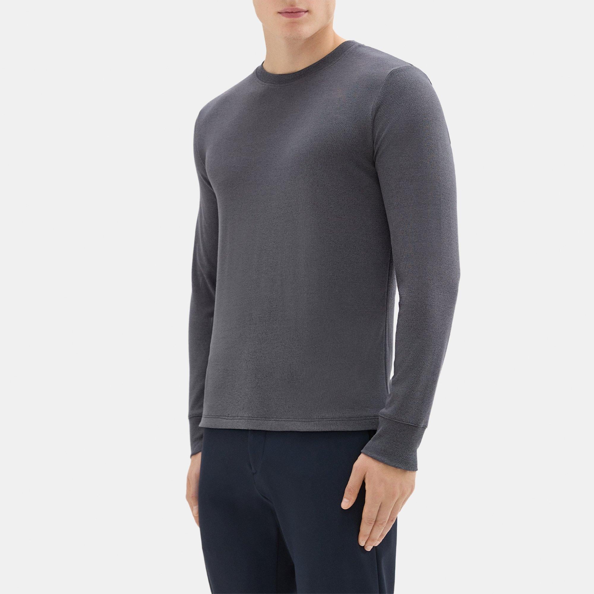 Essential Long-Sleeve Tee in Anemone Modal Jersey