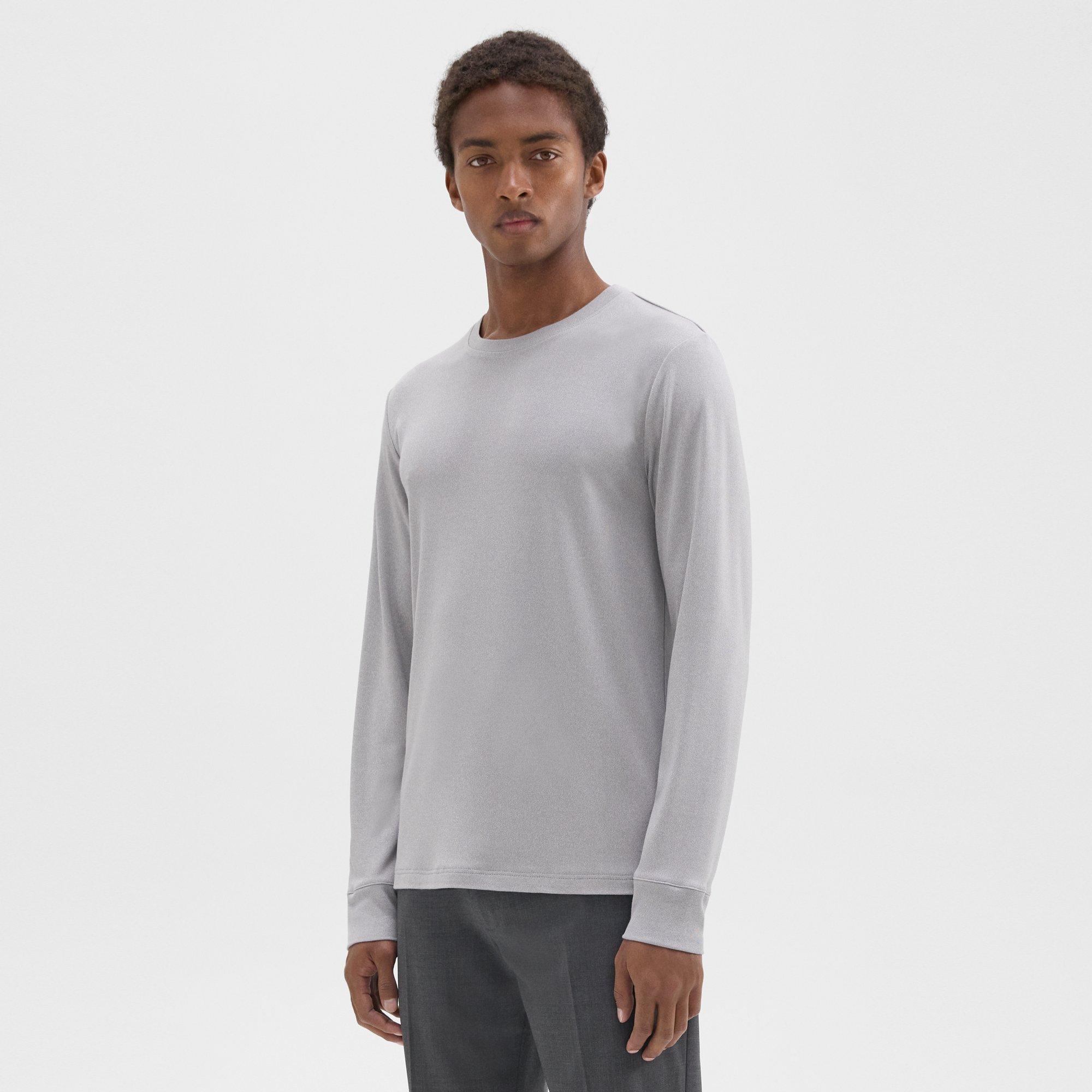 Essential Long-Sleeve Tee in Anemone Modal Jersey