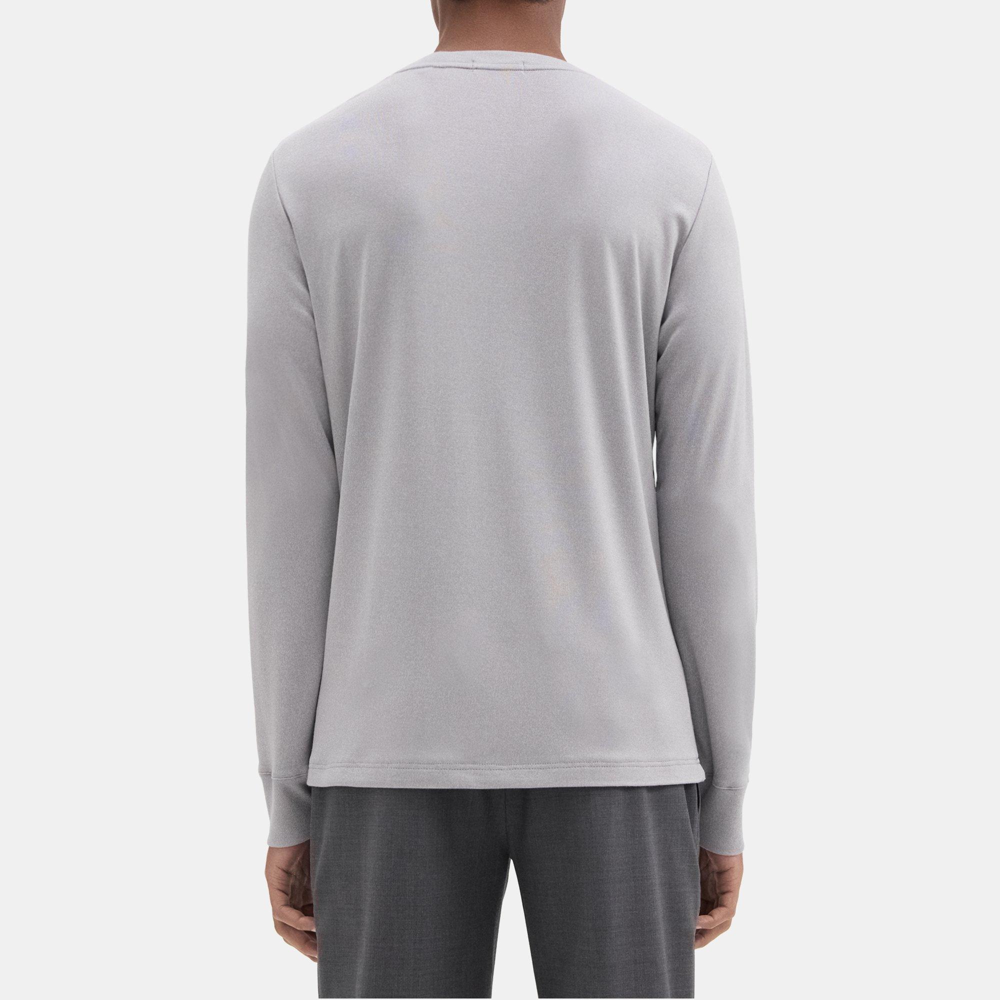 Essential Long-Sleeve Tee in Anemone Modal Jersey