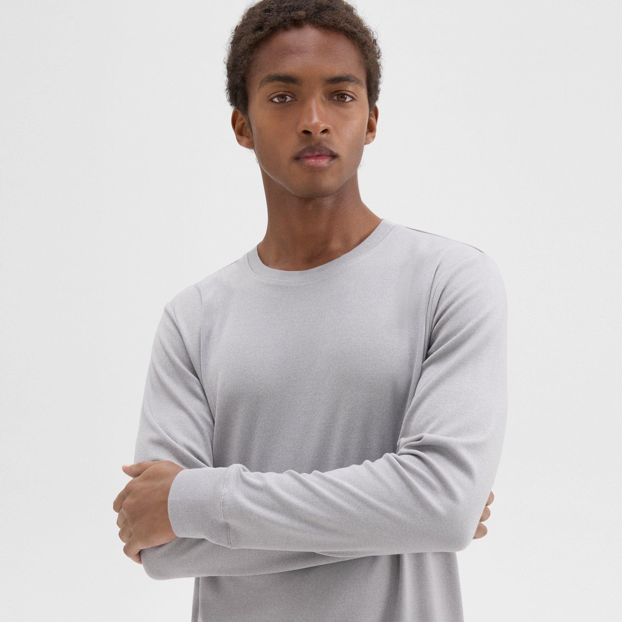 Essential Long-Sleeve Tee in Anemone Modal Jersey