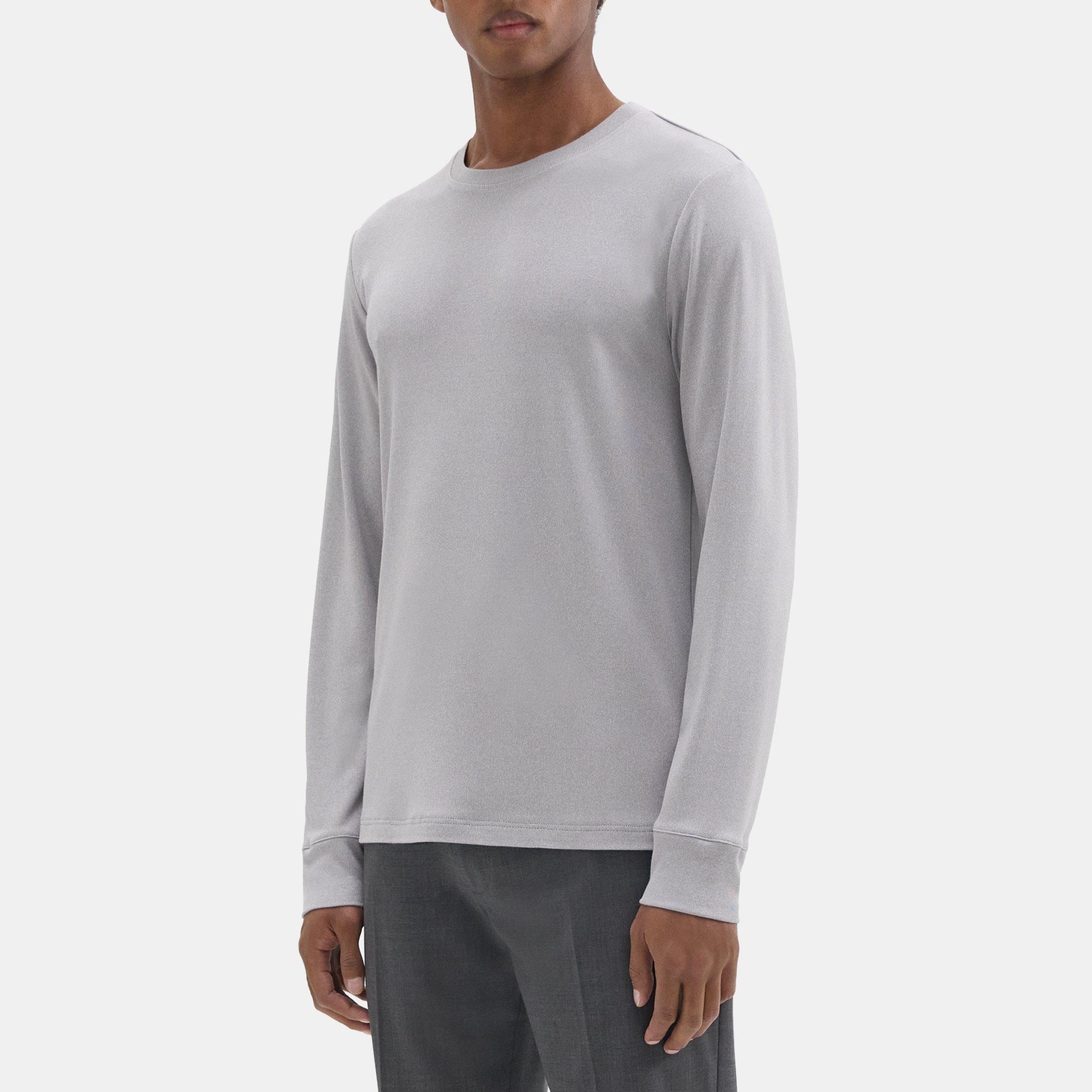 Essential Long-Sleeve Tee in Anemone Modal Jersey