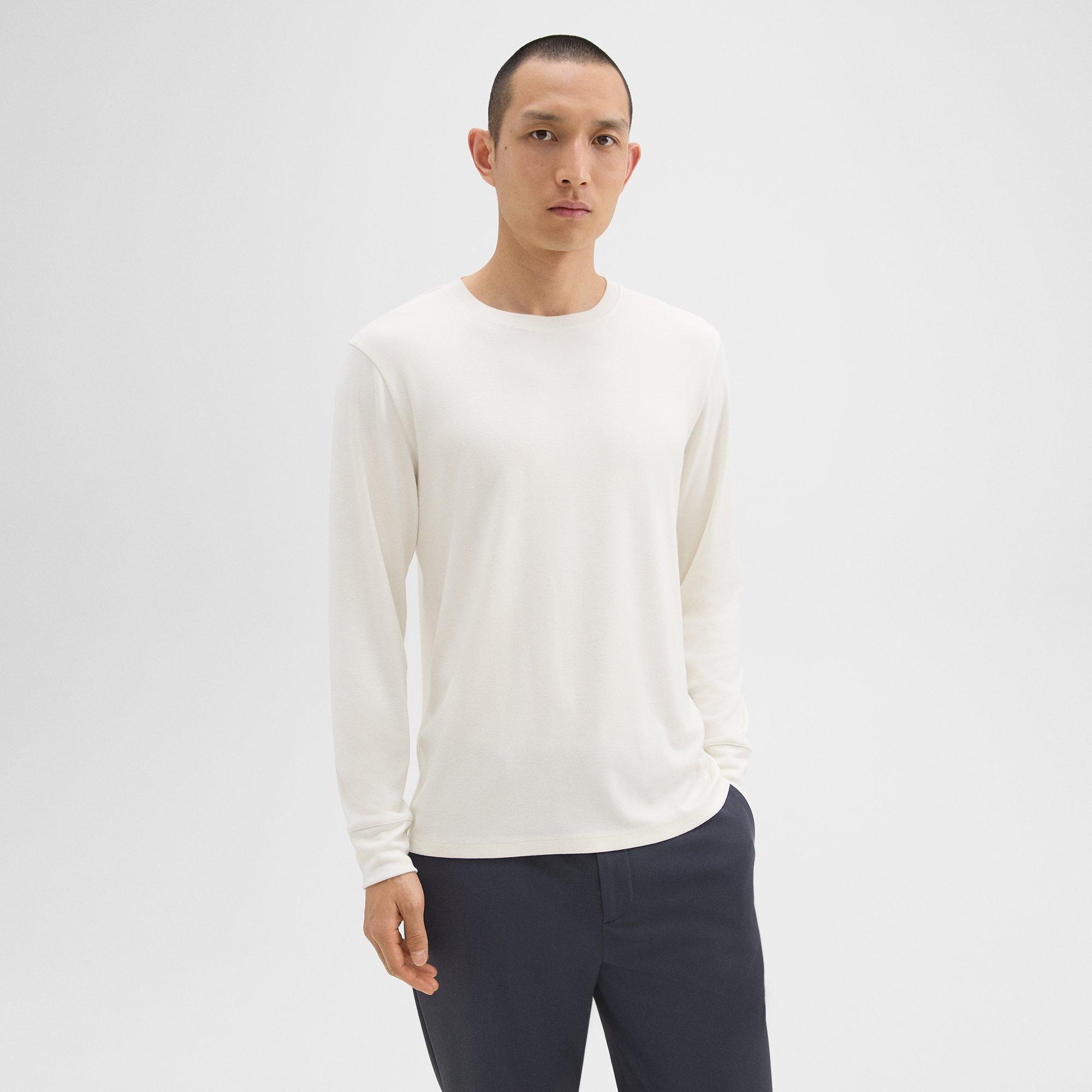 Essential Long-Sleeve Tee in Anemone Modal Jersey